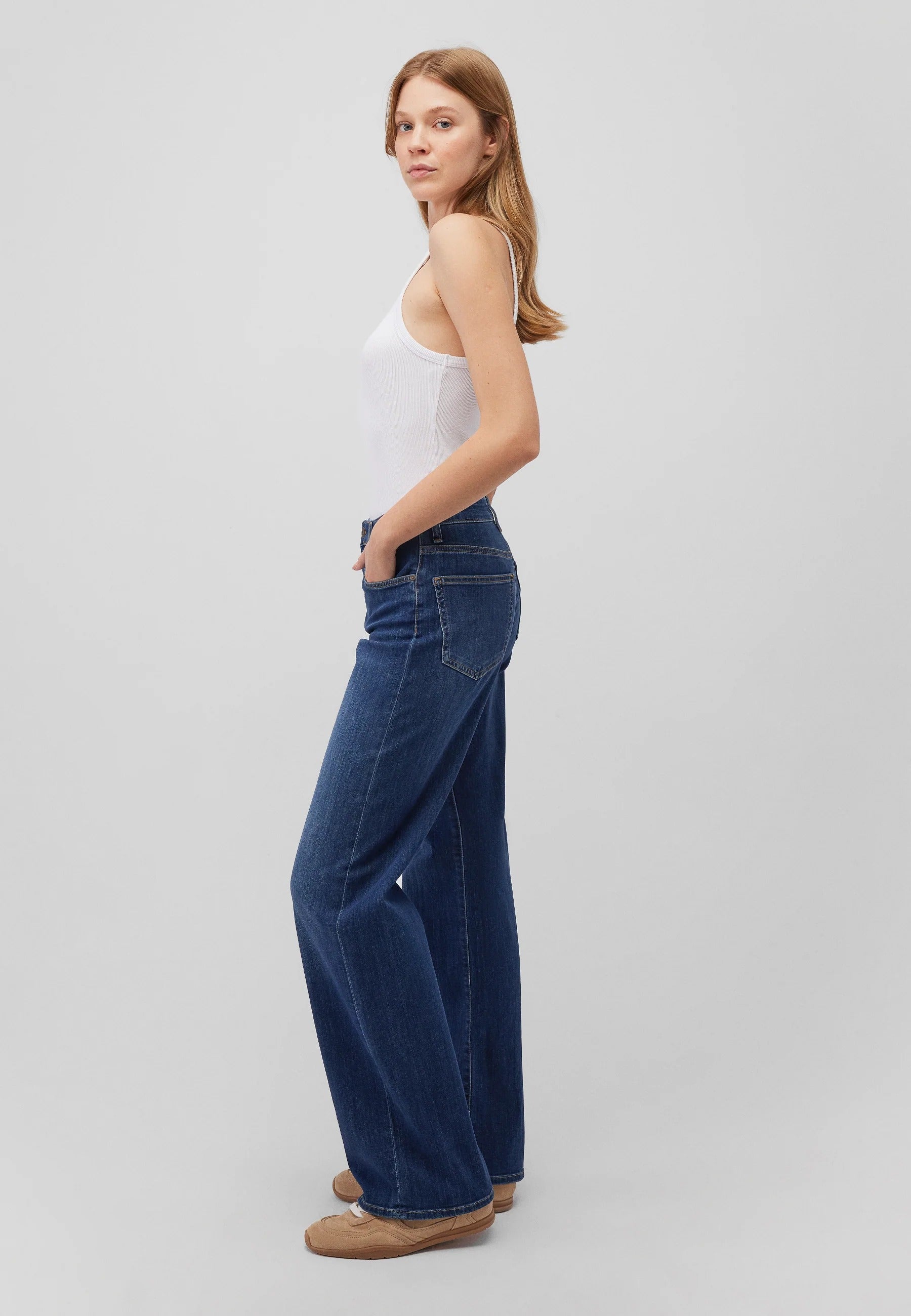 Malibu in Dark Blue Everyday Jeans Mavi