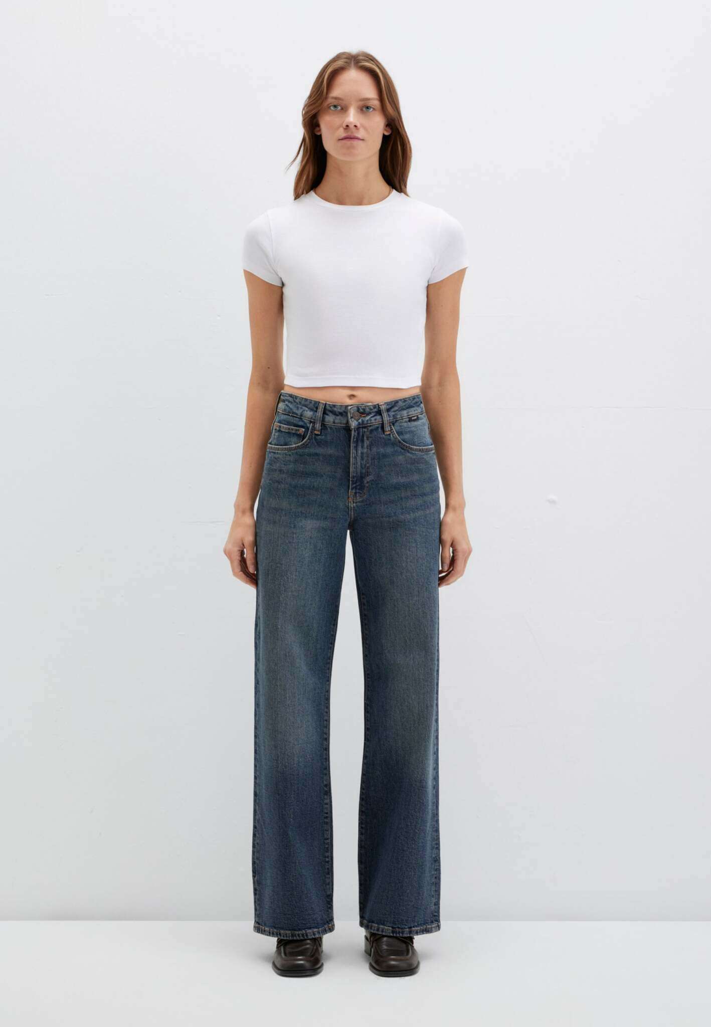 Malibu in Dark Vintage 90S Jeans Mavi