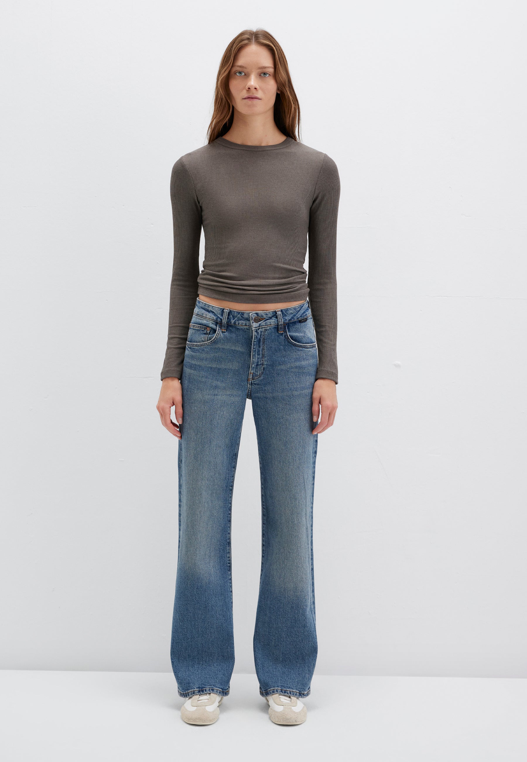 Ibiza in Mid Shaded 90S Jeans Mavi