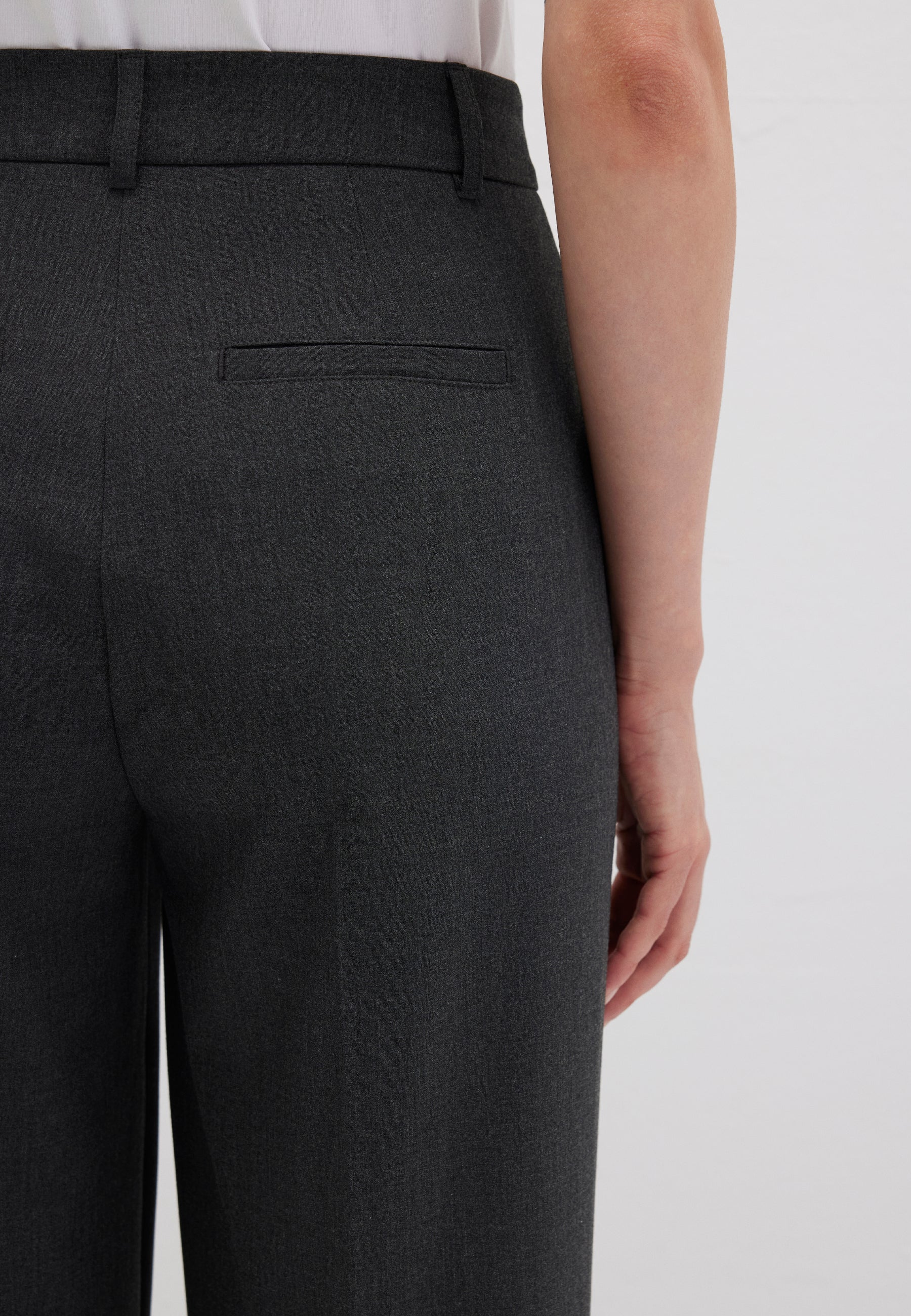 Woven Pant in Anthracite Melange Pants Mavi