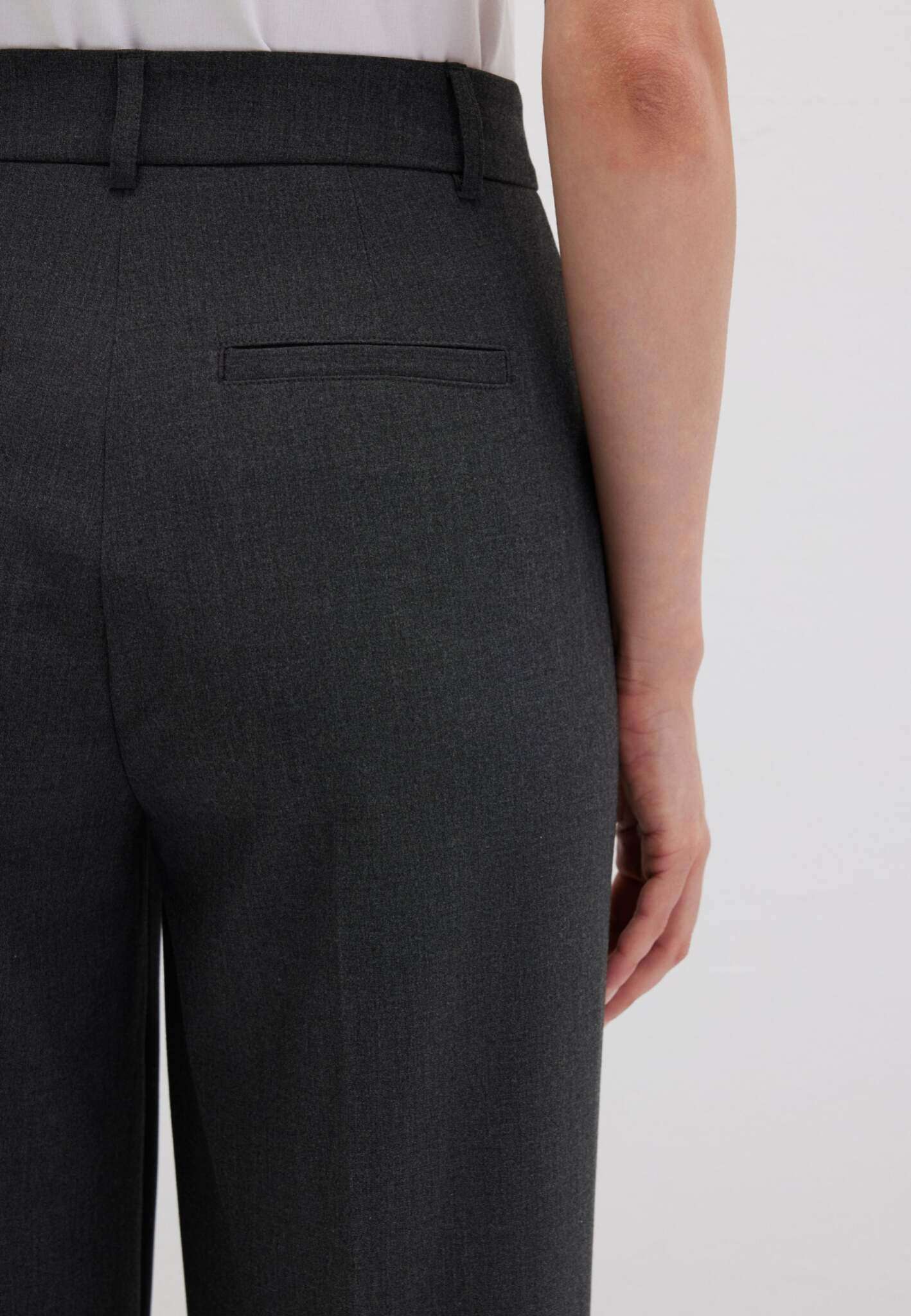 Woven Pant in Anthracite Melange Pants Mavi