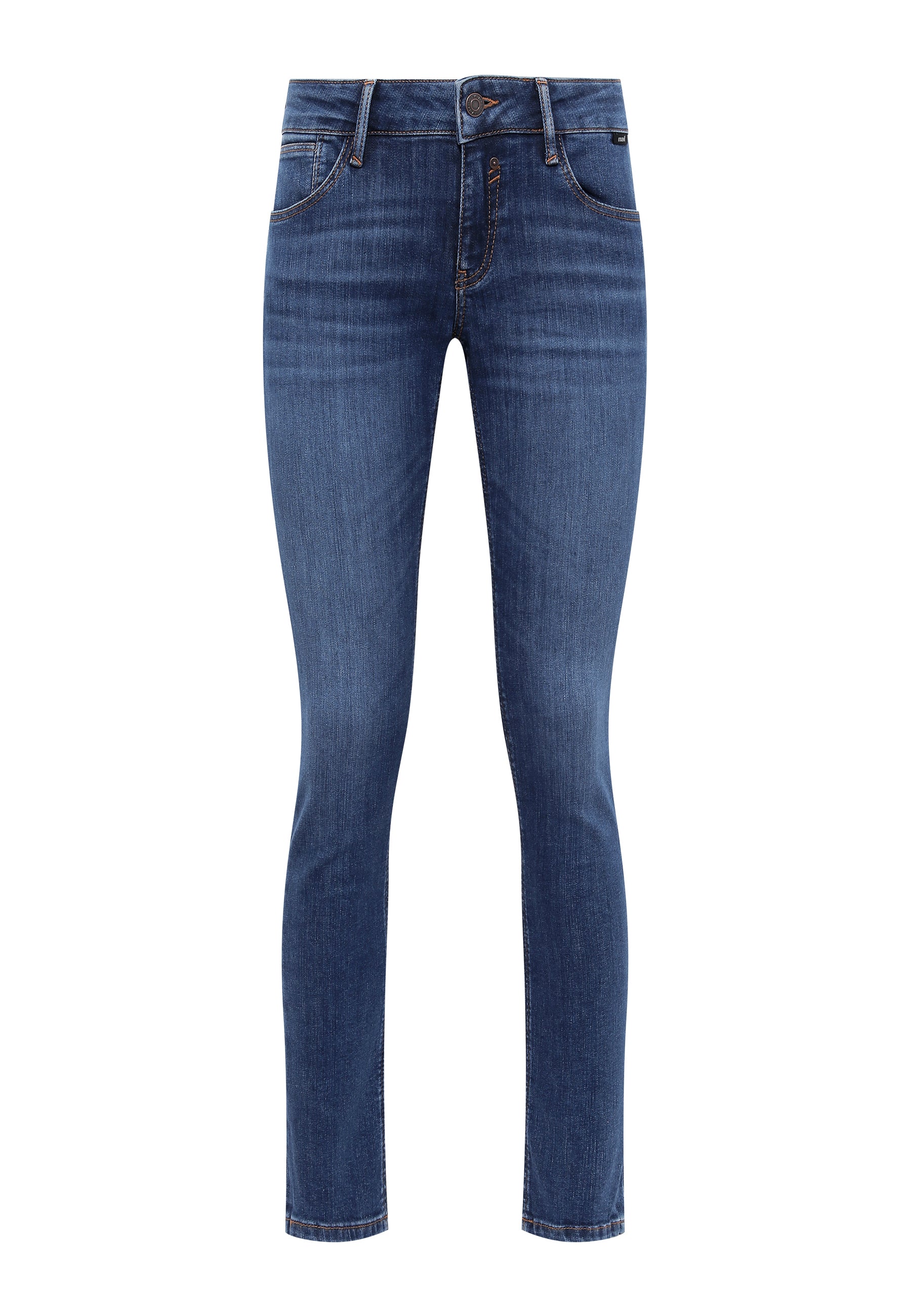 Lindy in Dark Brushed Venice Jeans Mavi