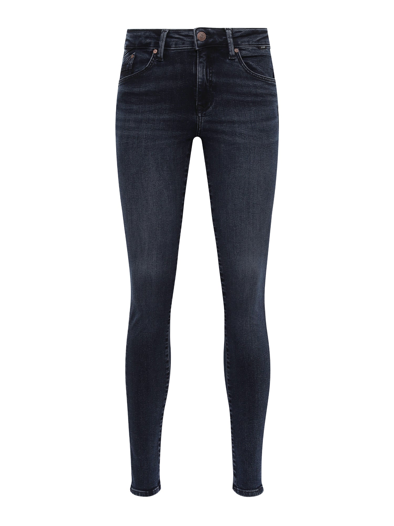 Adriana in Dark Ink Glam Jeans Mavi