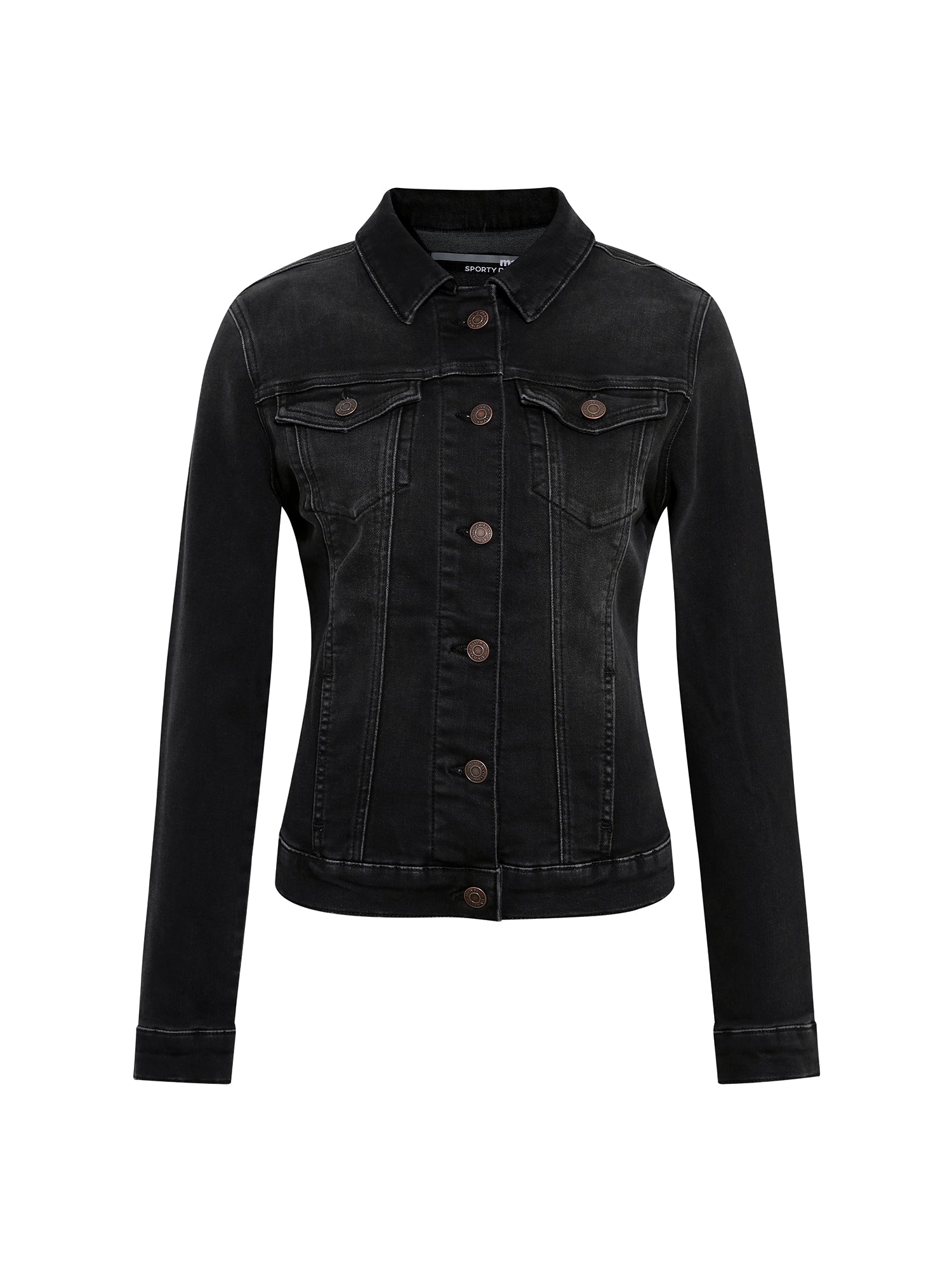 Daisy in Dark Smoke Sporty Jackets Mavi