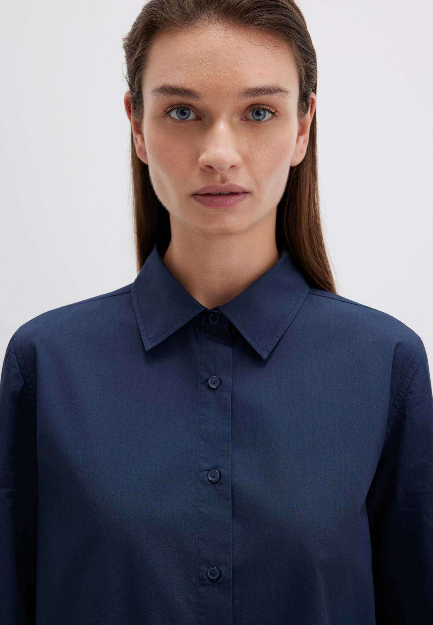 Long Sleeve Shirt in Navy Blazer Shirts Mavi