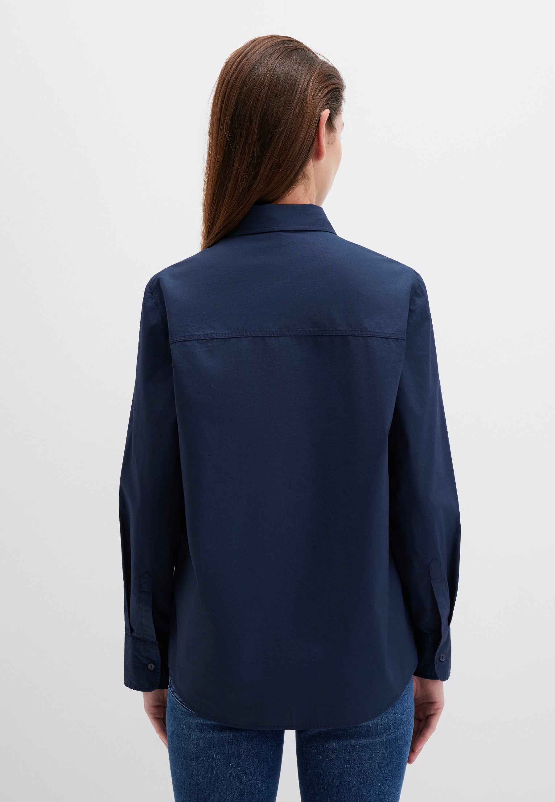 Long Sleeve Shirt in Navy Blazer Shirts Mavi