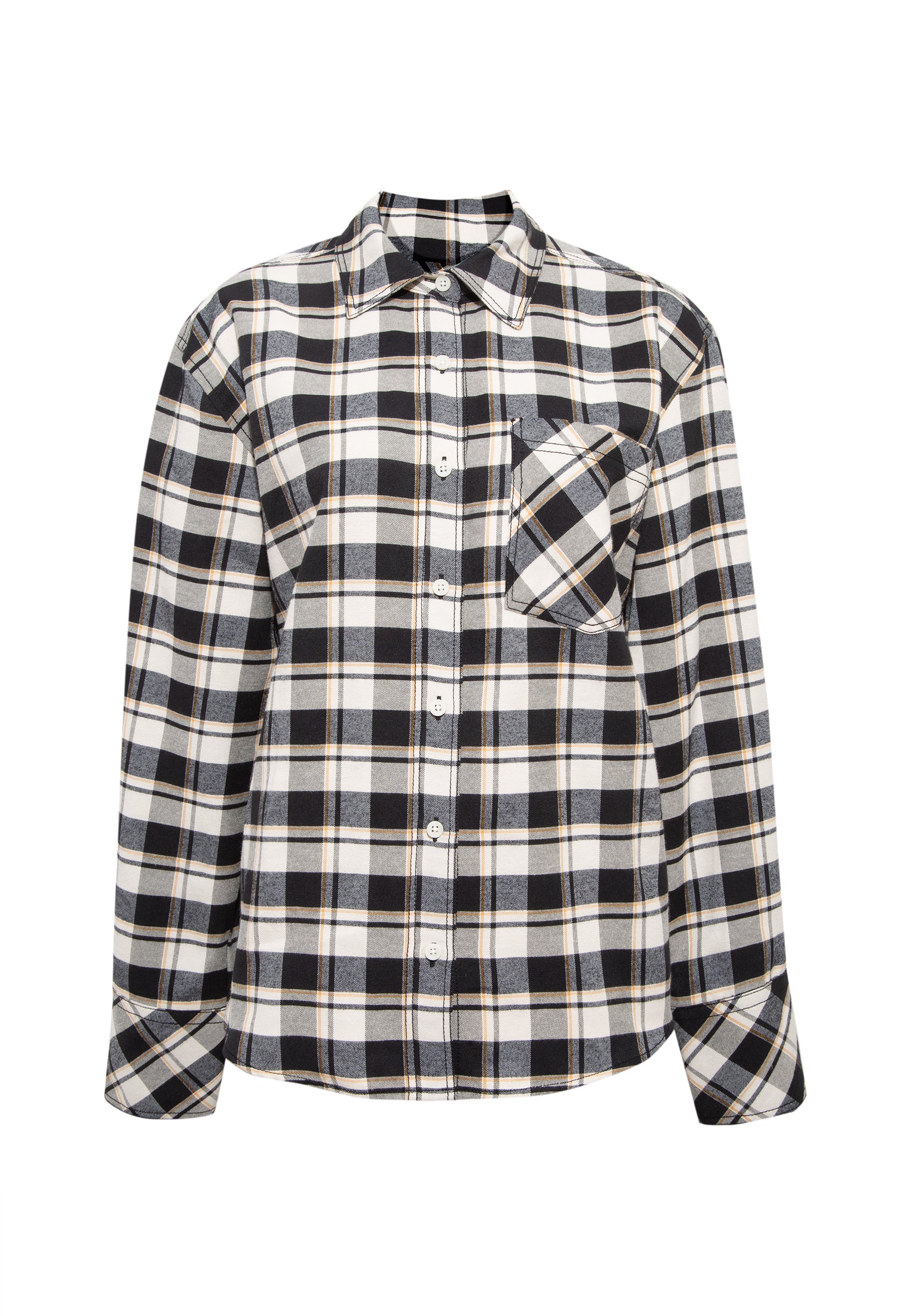 Woven Shirt in Brown Check