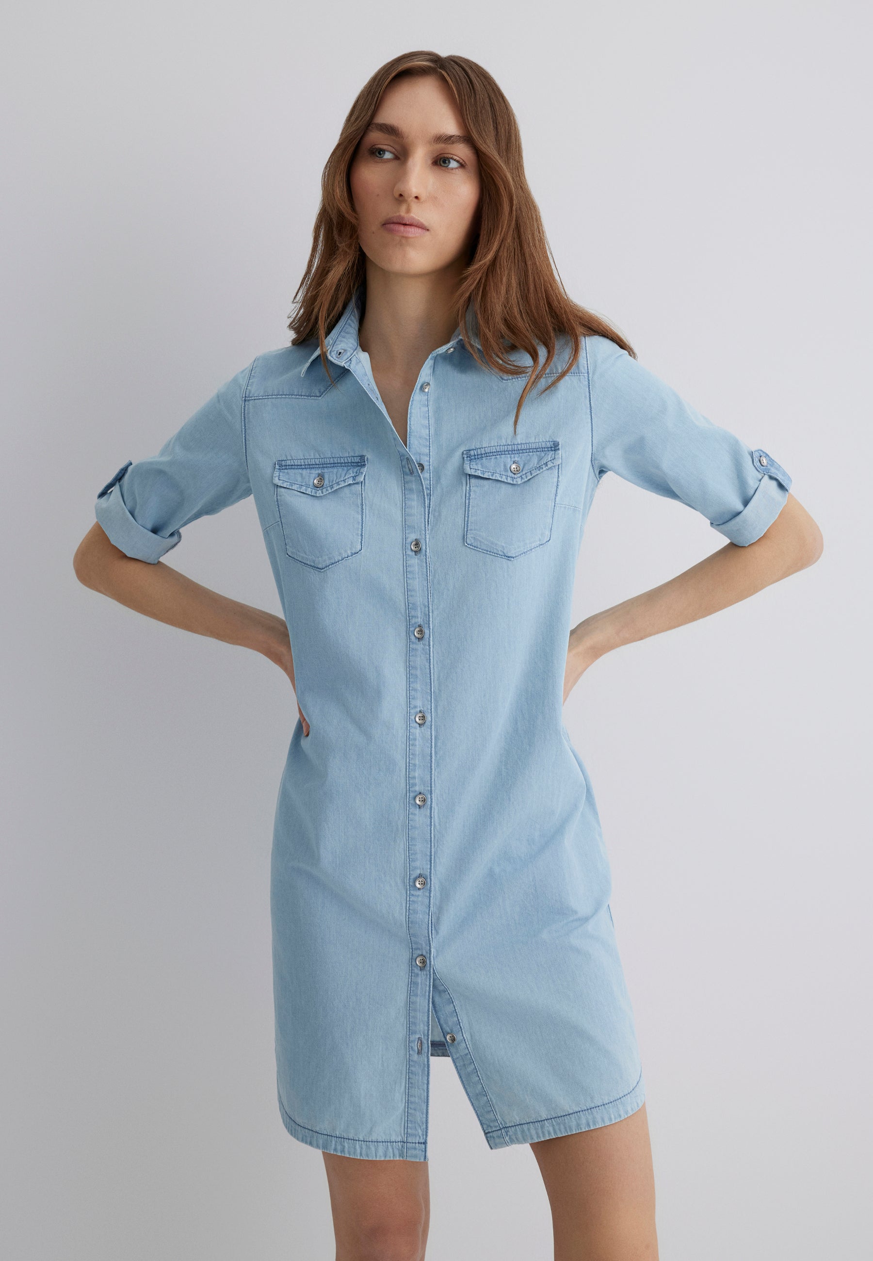 Lyra in Lt Blue Lt Denim Dresses Mavi