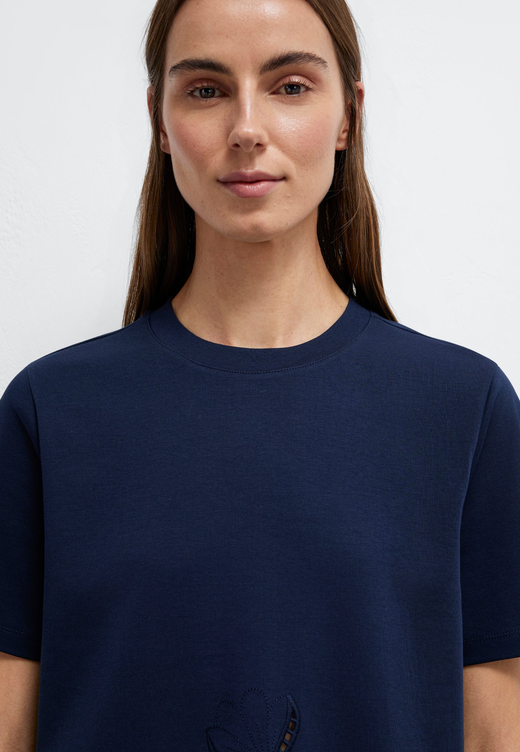 Short Sleeve Fashion Jersey in Navy Blazer T-Shirts Mavi