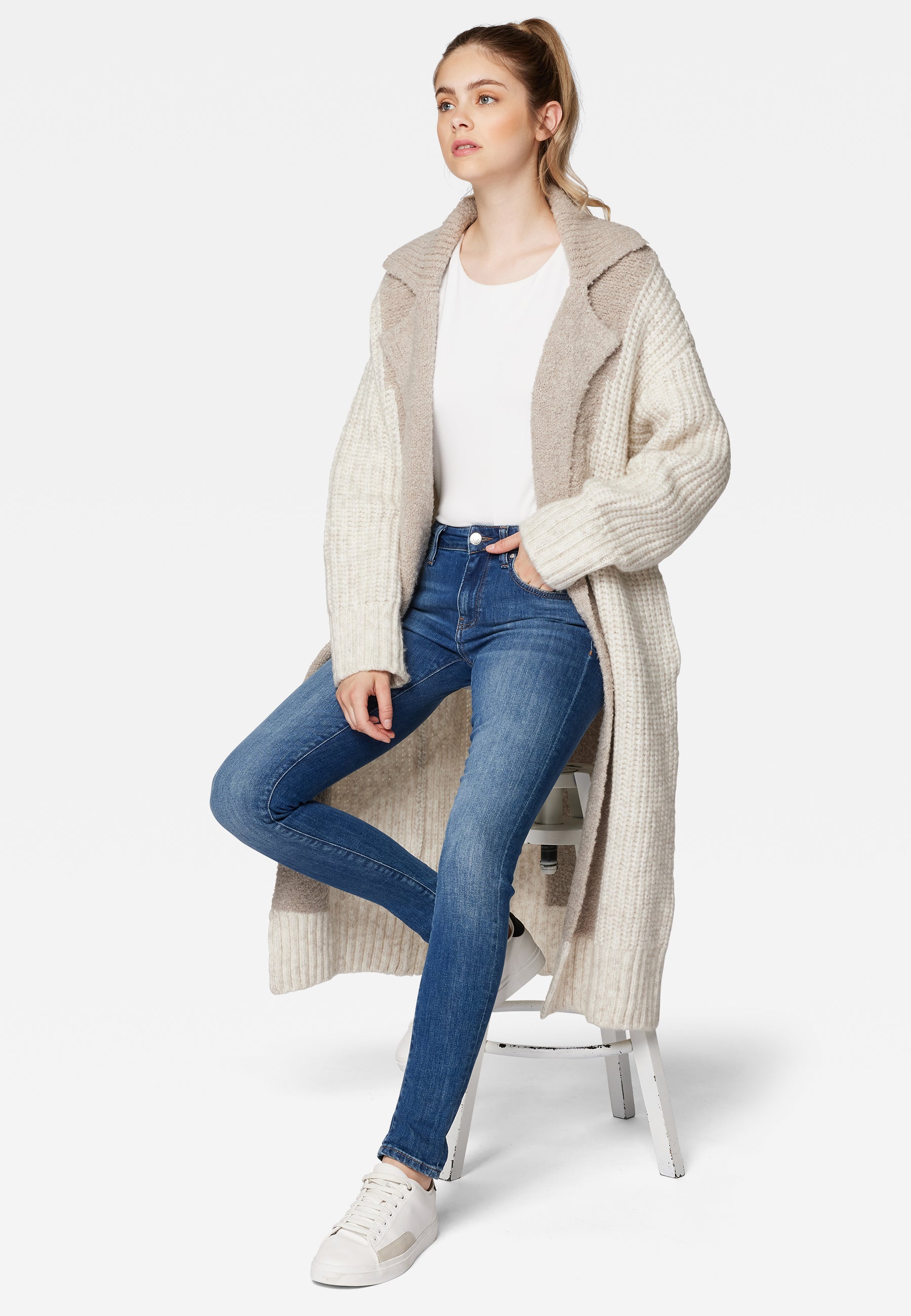 Cardigan in Pumice Stone Jackets Mavi