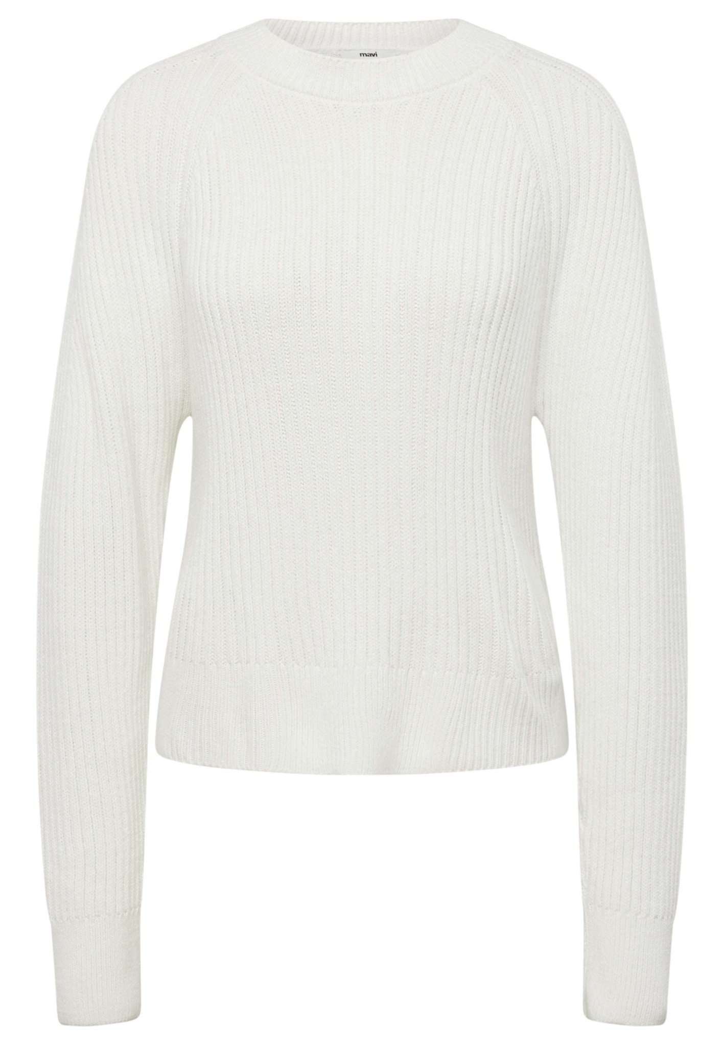 Crew neck sweater in tofu sweater Mavi