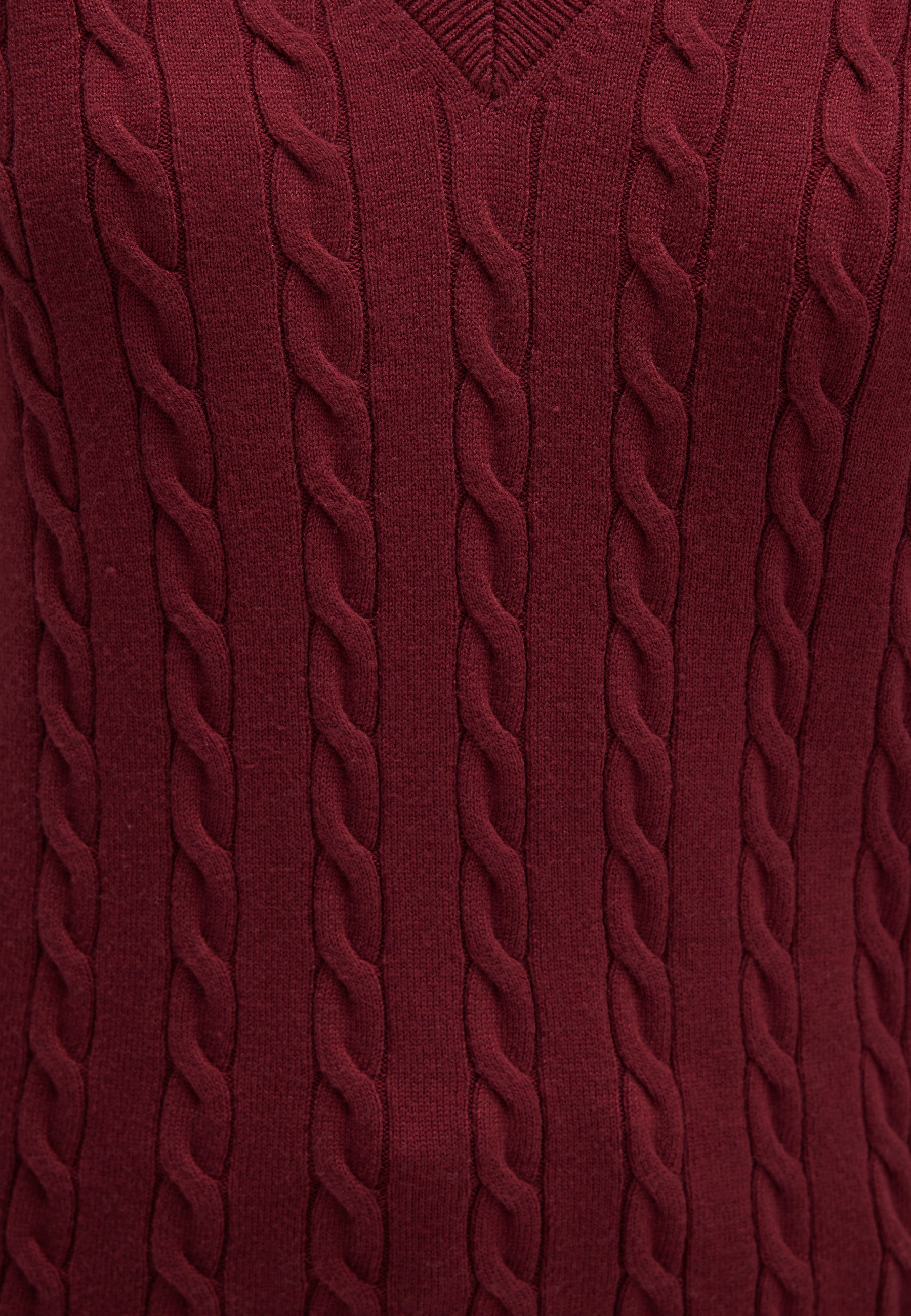 V-neck sweater in cordovan sweater Mavi