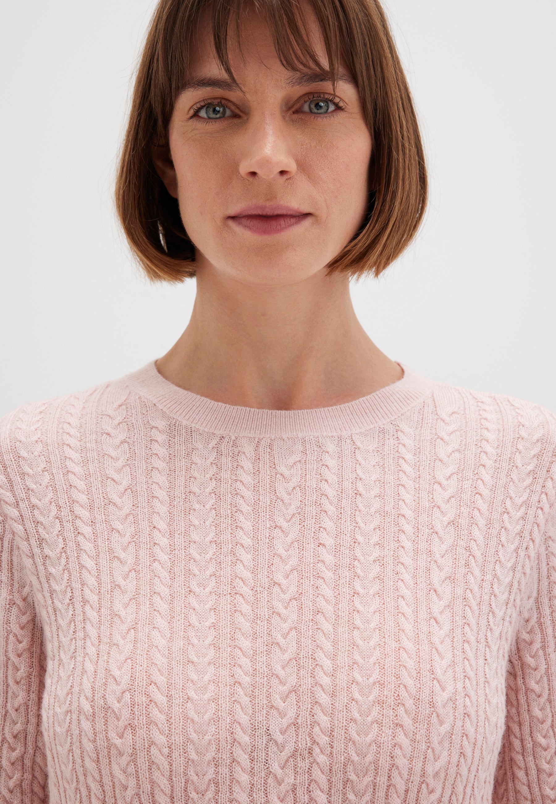 Short Sleeve Tricot in Lotus Melange Sweater Mavi