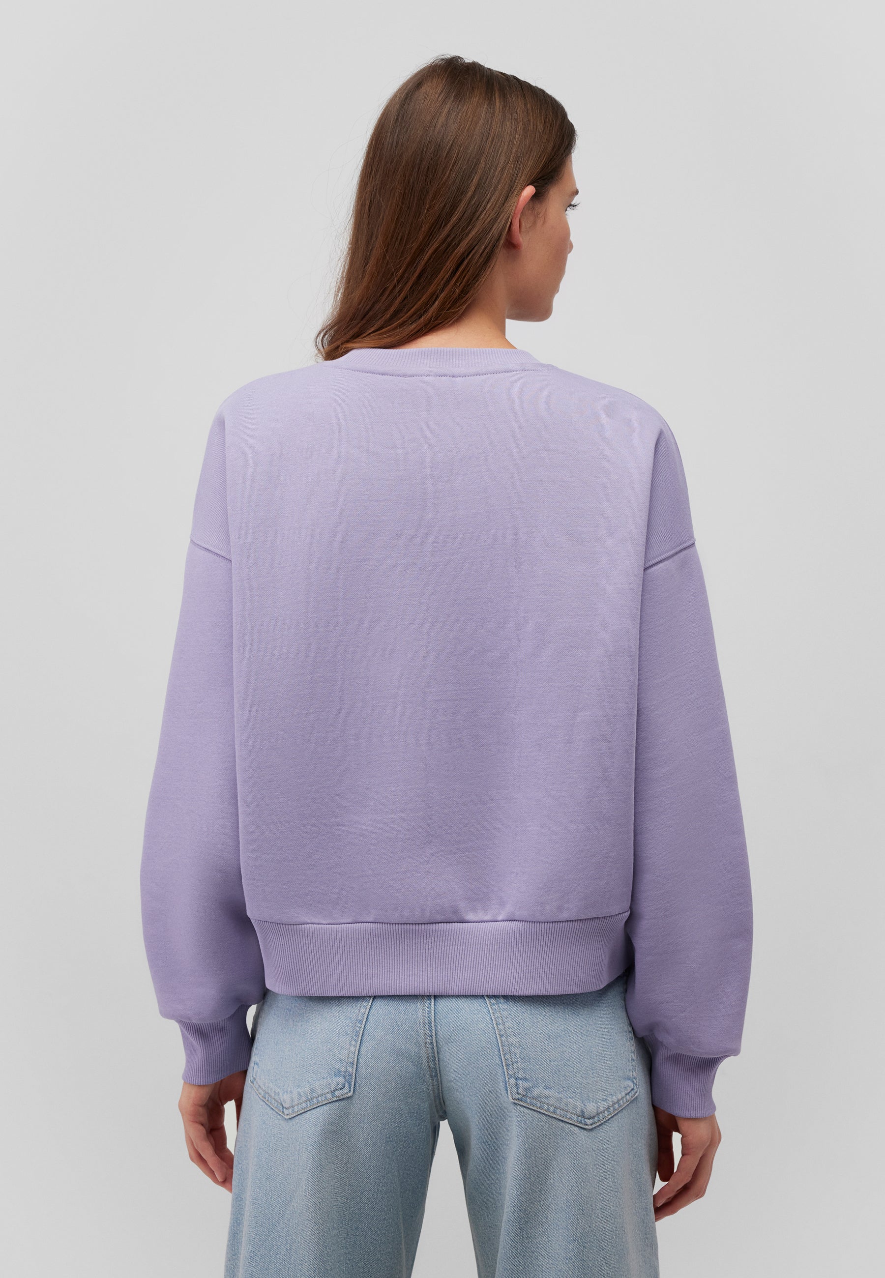 Crew neck sweatshirt in Wisteria Sweatshirts Mavi