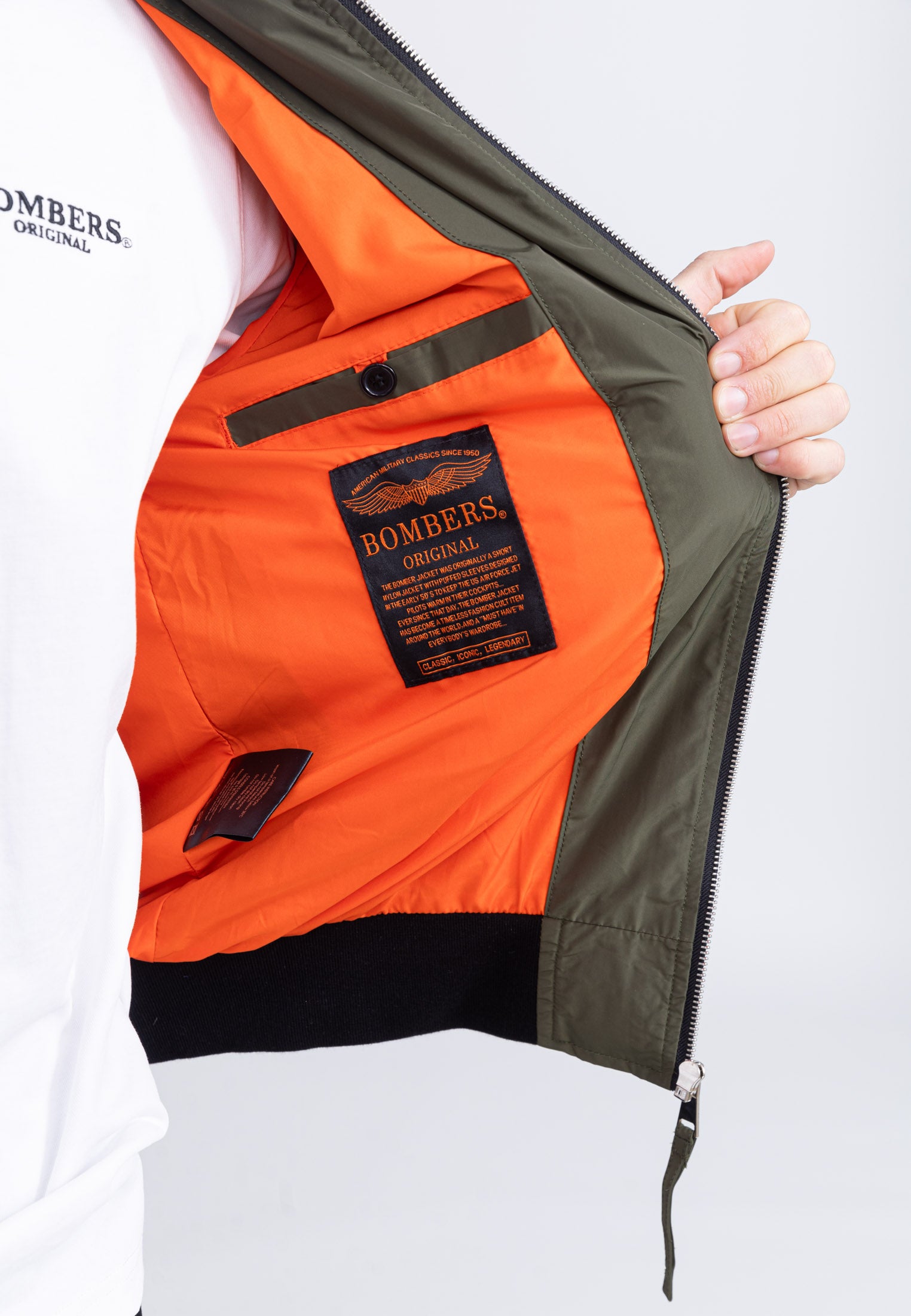 MA1 M bomber jacket in kaki Jackets Bombers Original