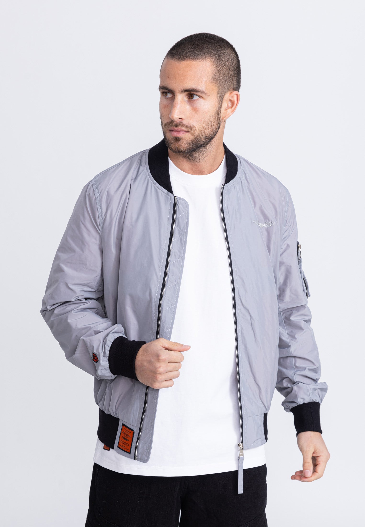 MA1 M bomber jacket in L.Grey Jackets Bombers Original