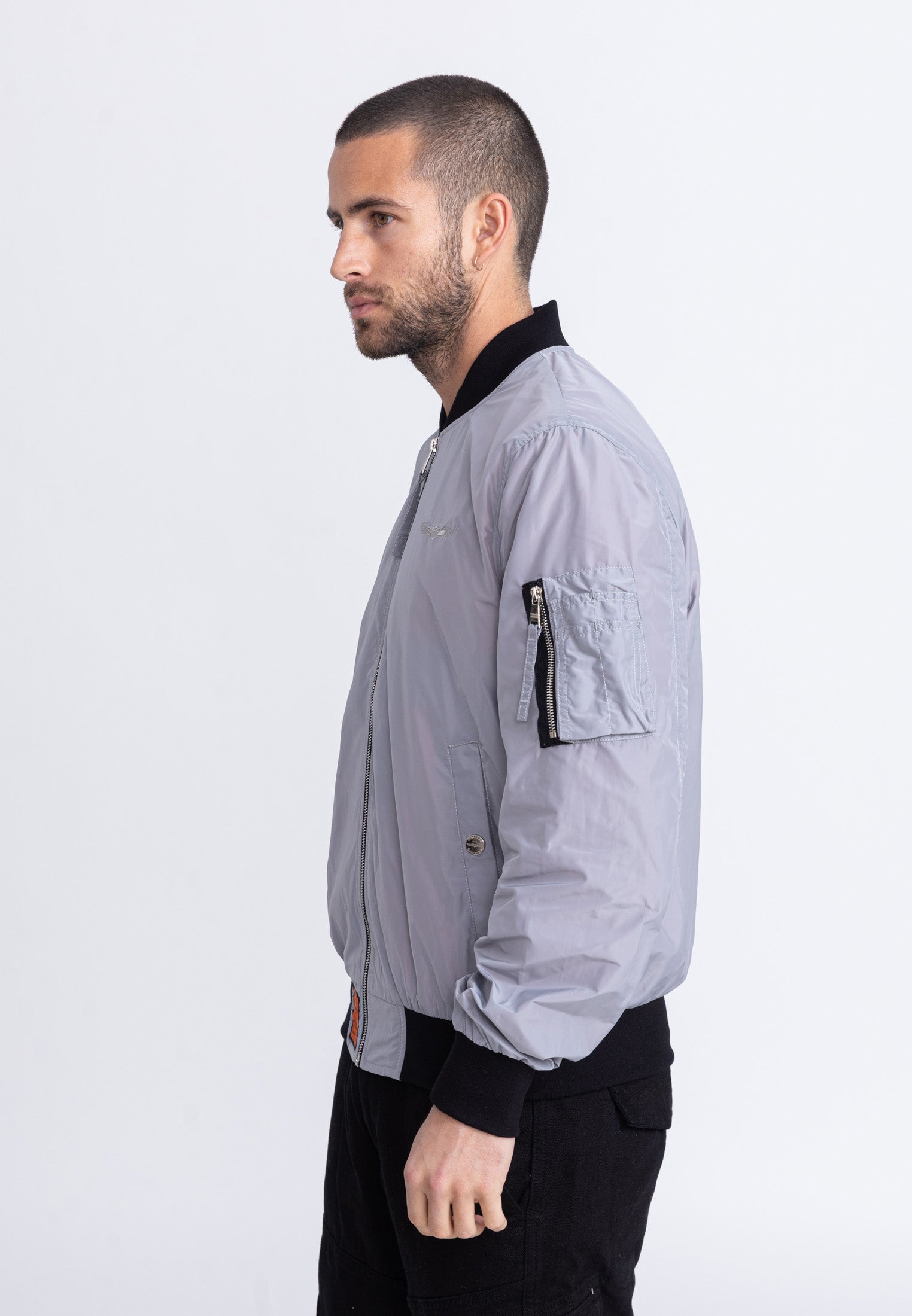 MA1 M bomber jacket in L.Grey Jackets Bombers Original