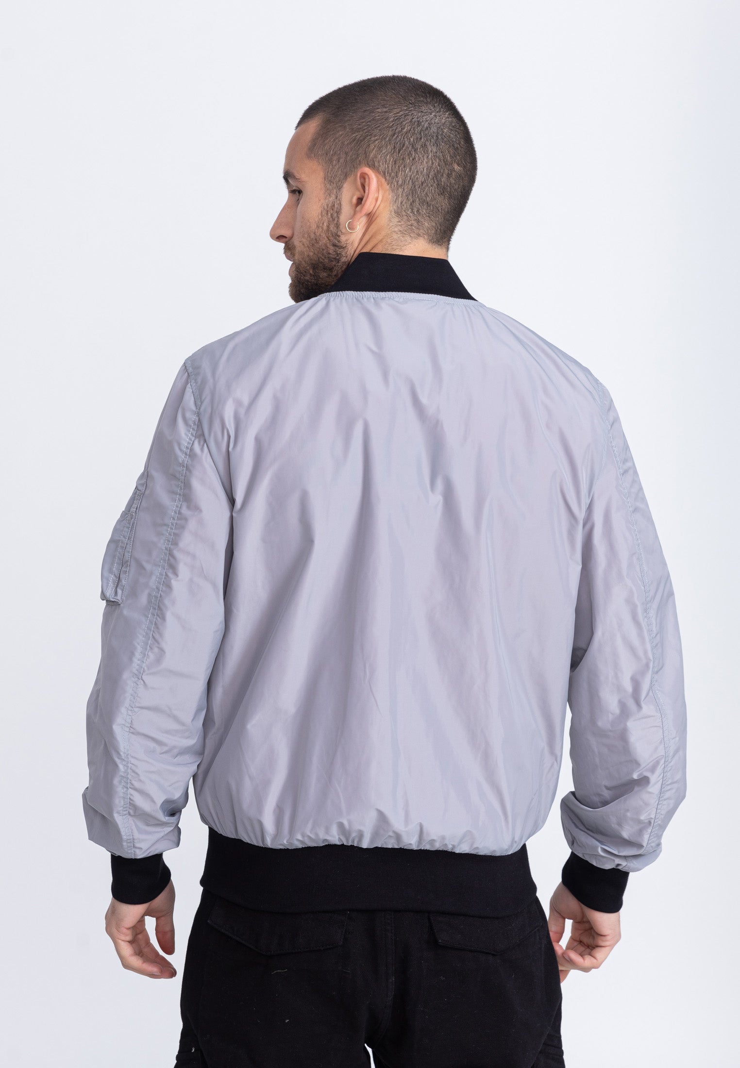 MA1 M bomber jacket in L.Grey Jackets Bombers Original