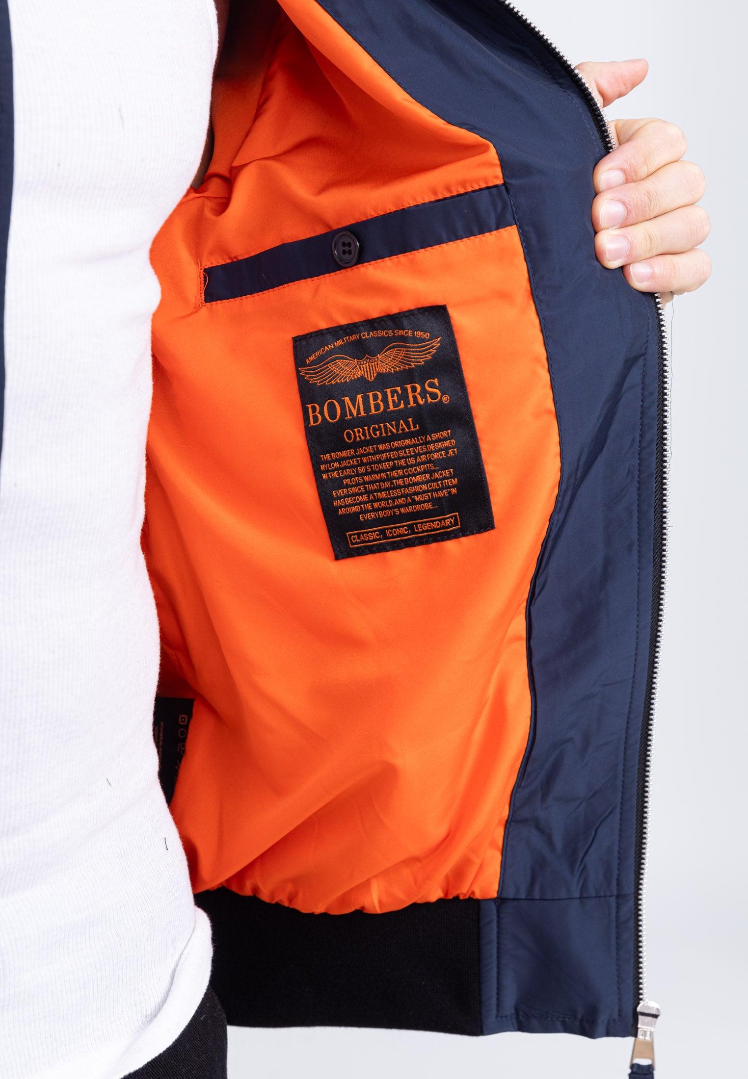 MA1 M Bomber jacket in Navy Jackets Bombers Original