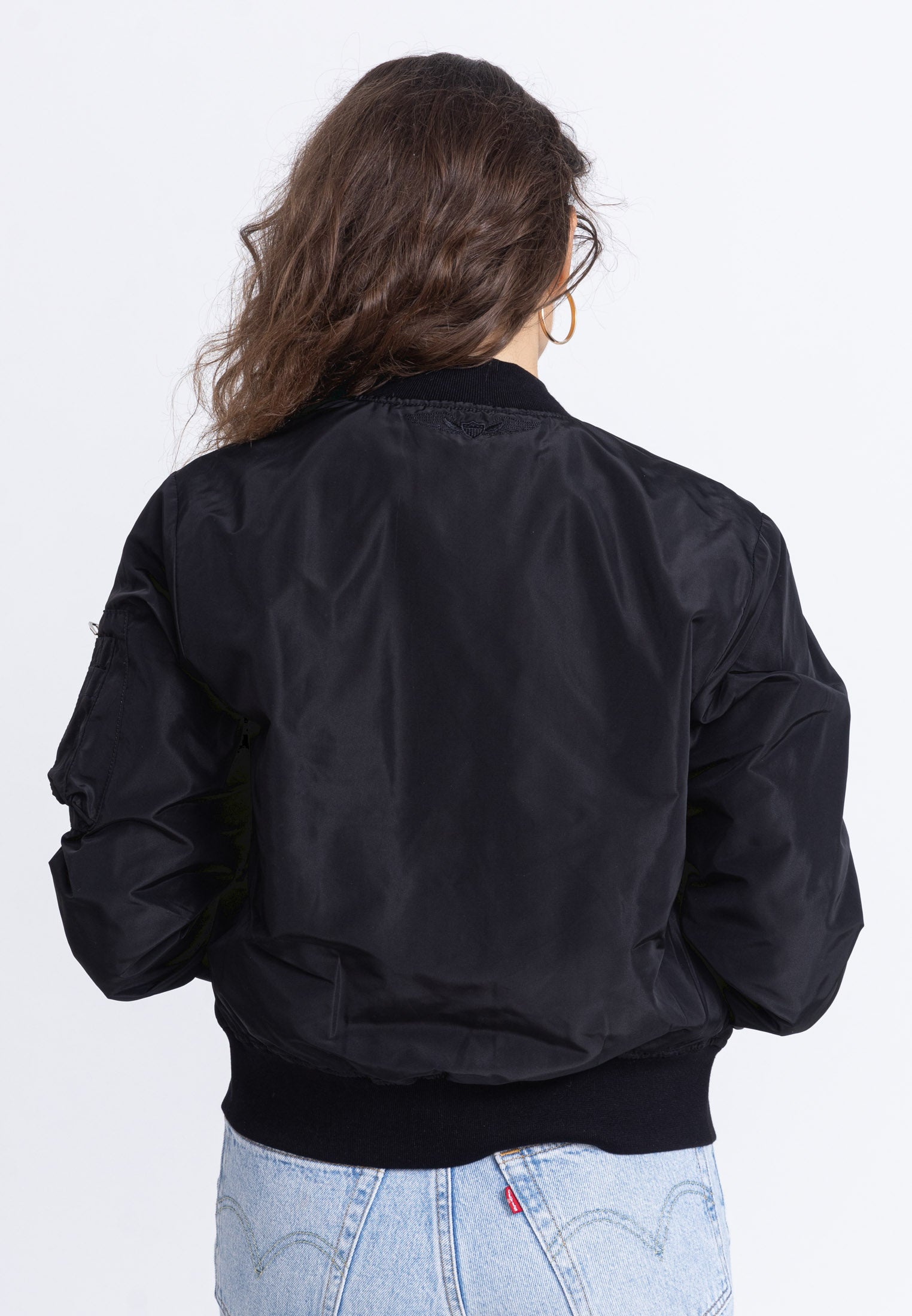 MA1 W Bomber Jacket in Black Jackets Bombers Original