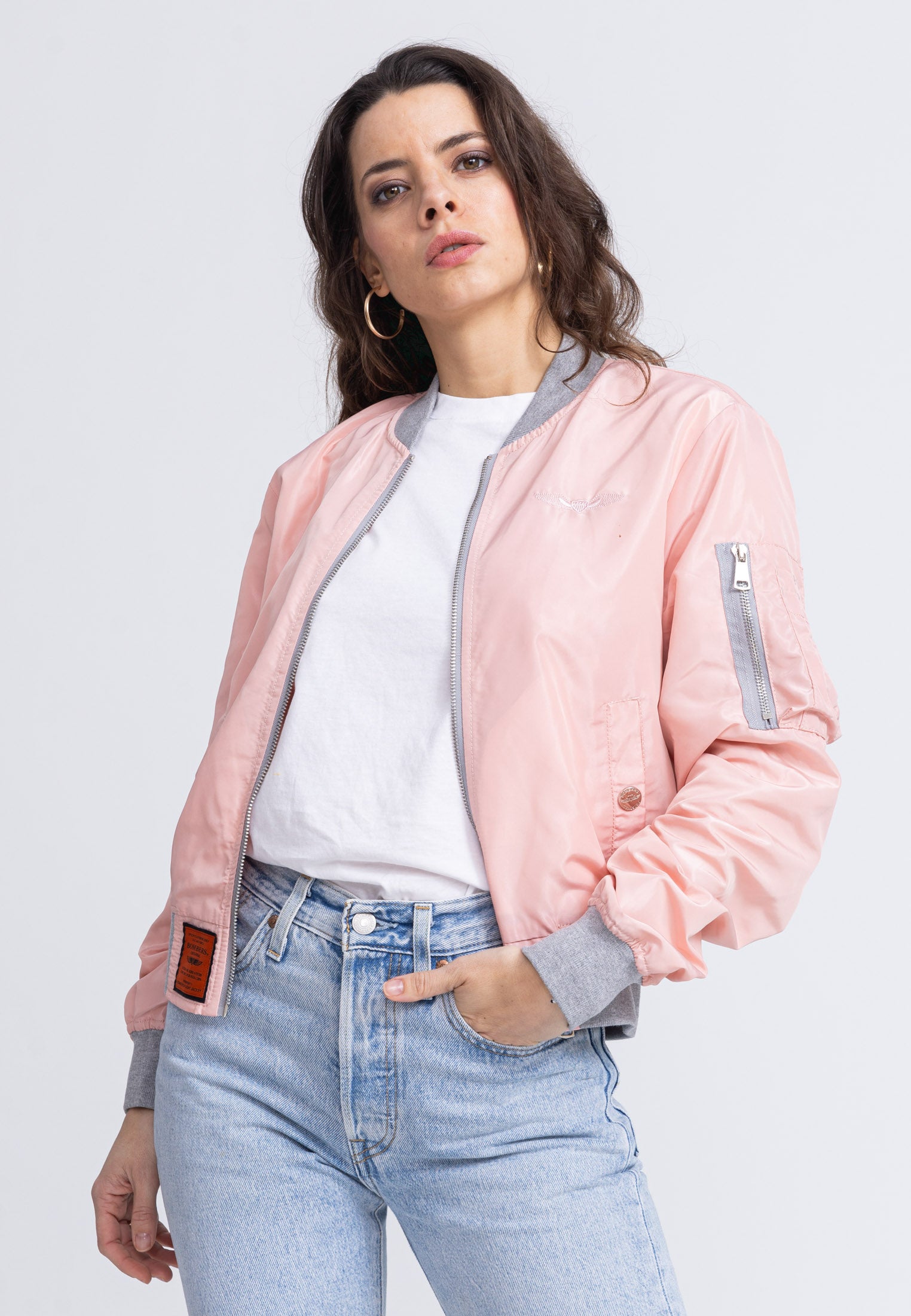 MA1 W Bomber jacket in L.Pink Jackets Bombers Original