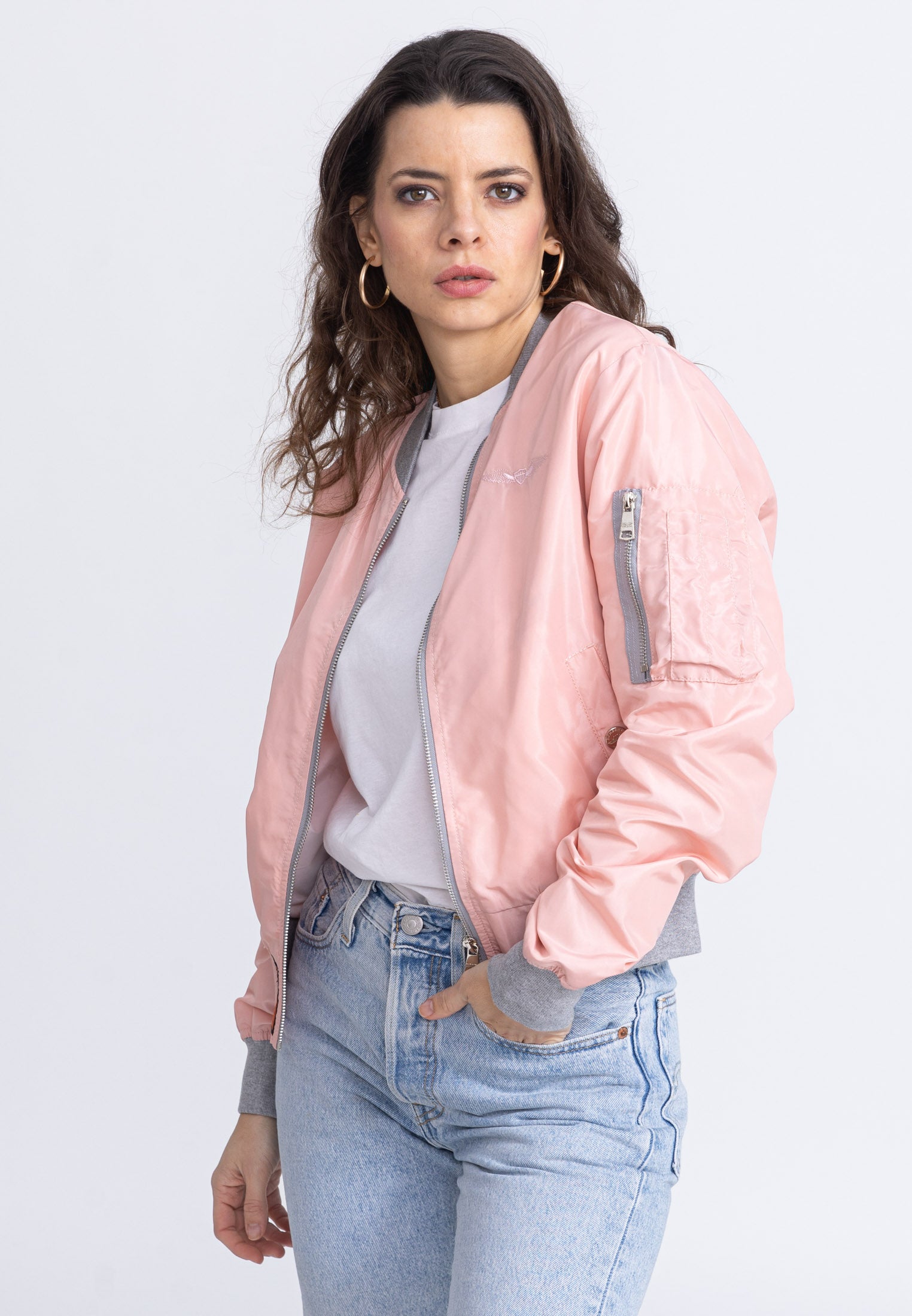 MA1 W Bomber jacket in L.Pink Jackets Bombers Original