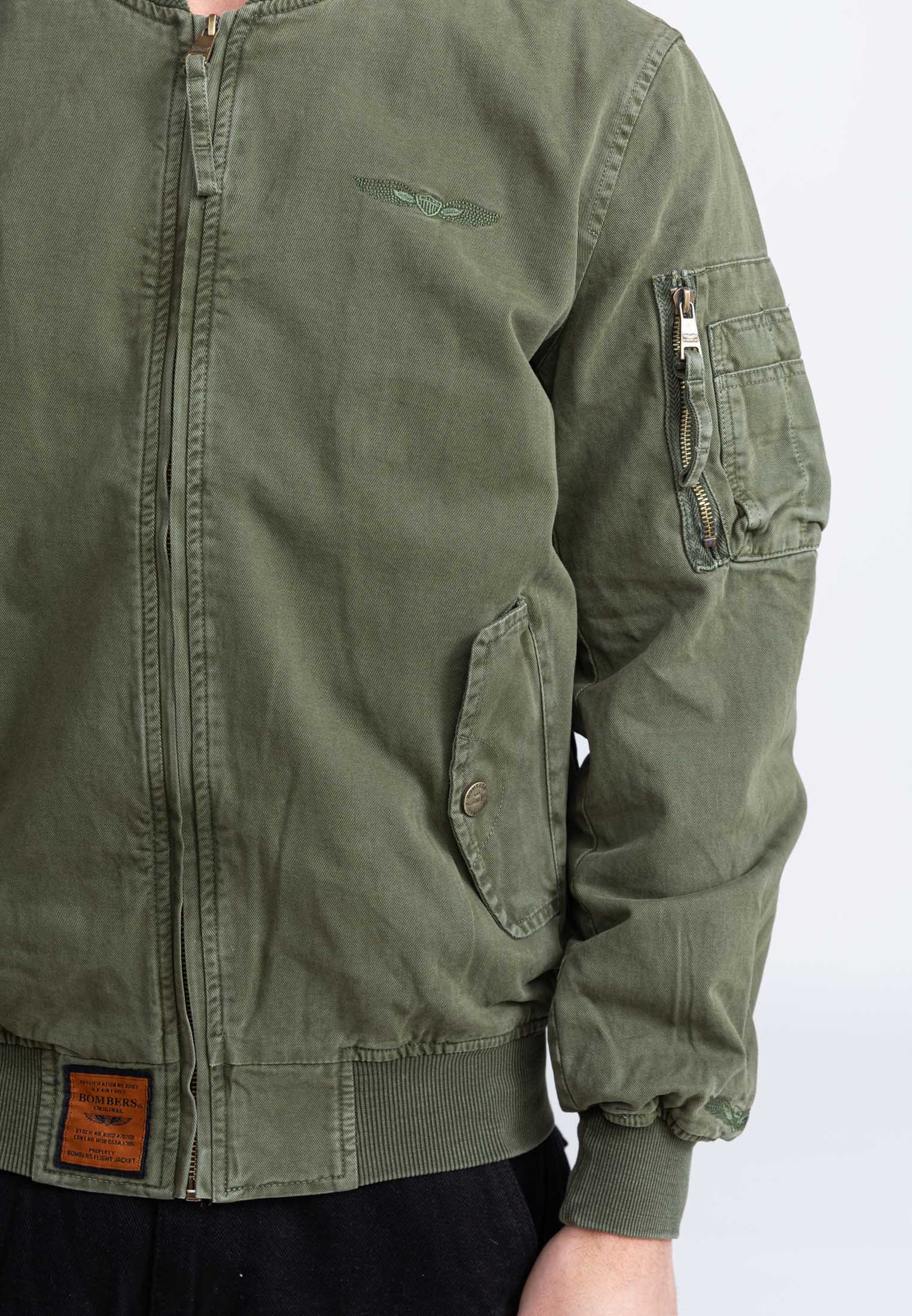 Mac M bomber jacket in kaki Jackets Bombers Original