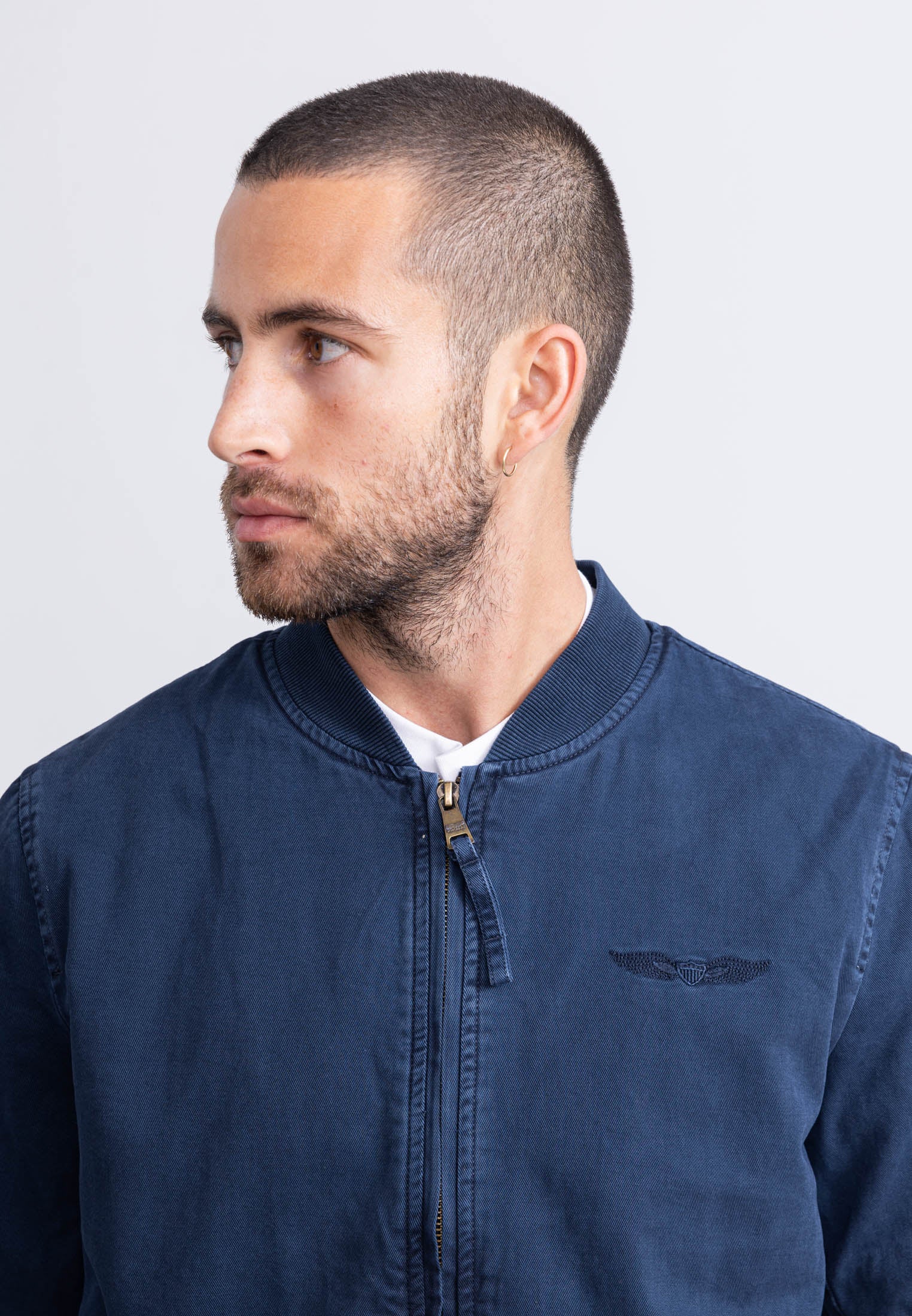 Mac M bomber jacket in Navy Jackets Bombers Original