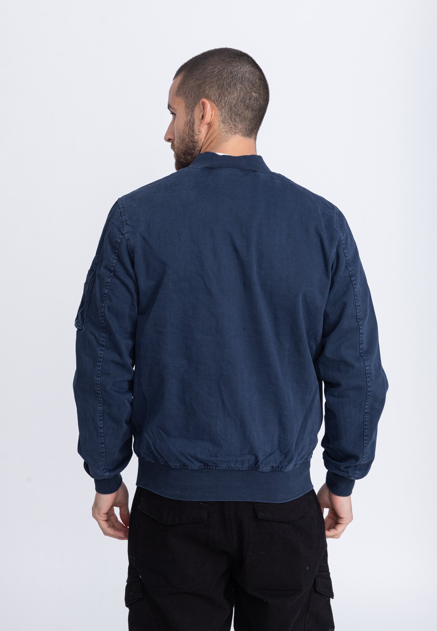 Mac M bomber jacket in Navy Jackets Bombers Original