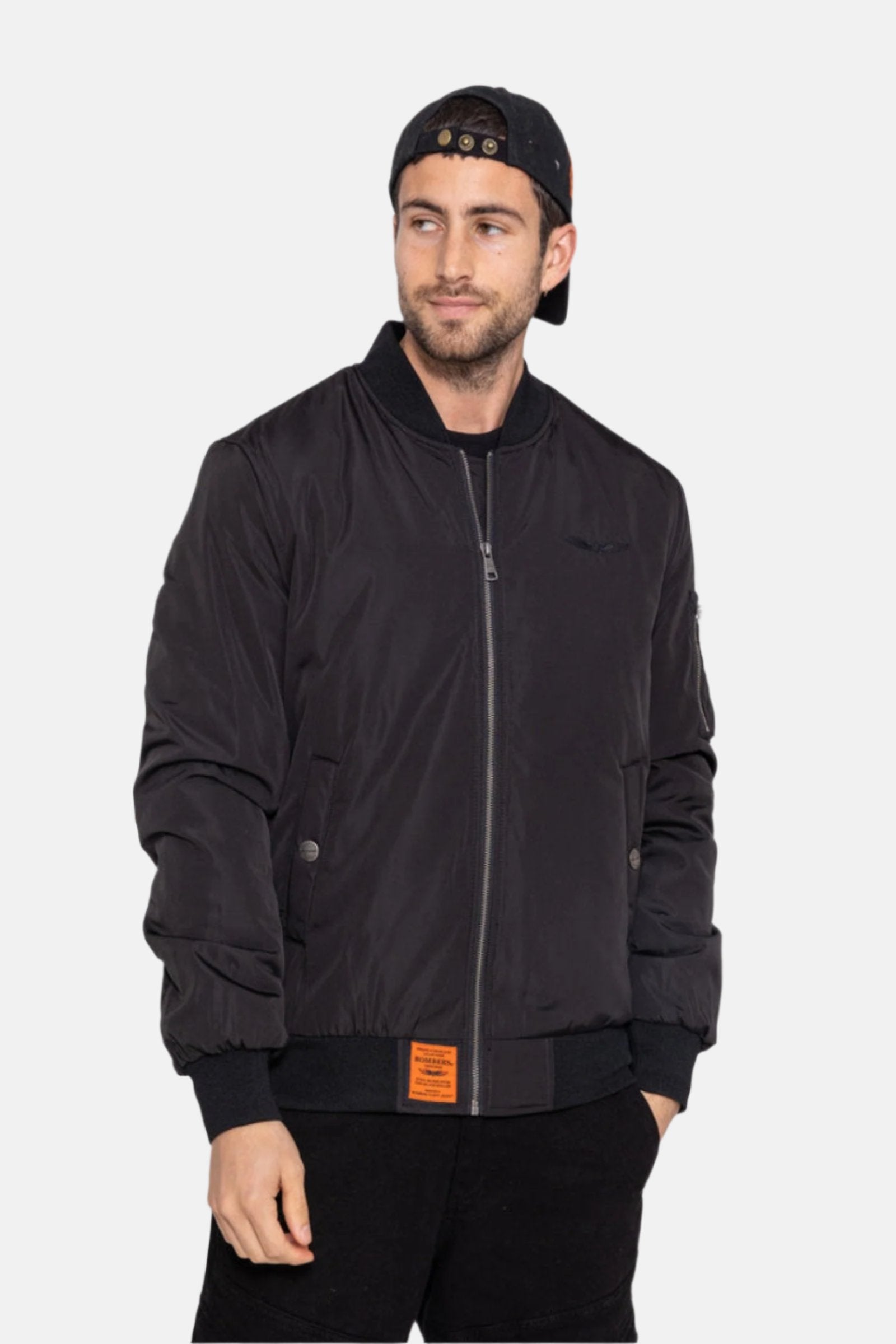 Max M bomber jacket in Black Jackets Bombers Original