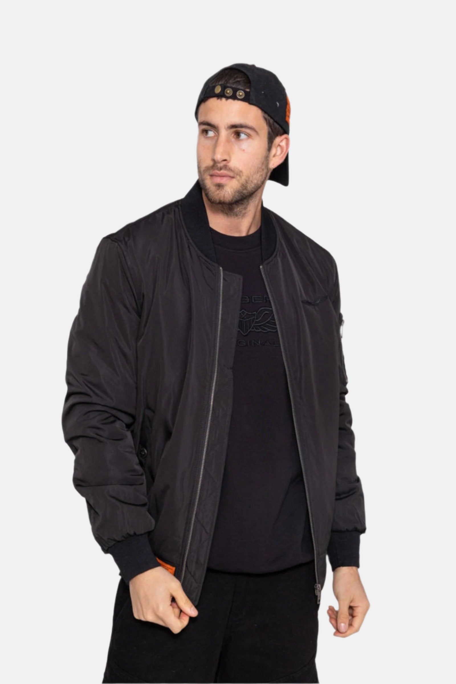 Max M bomber jacket in Black Jackets Bombers Original