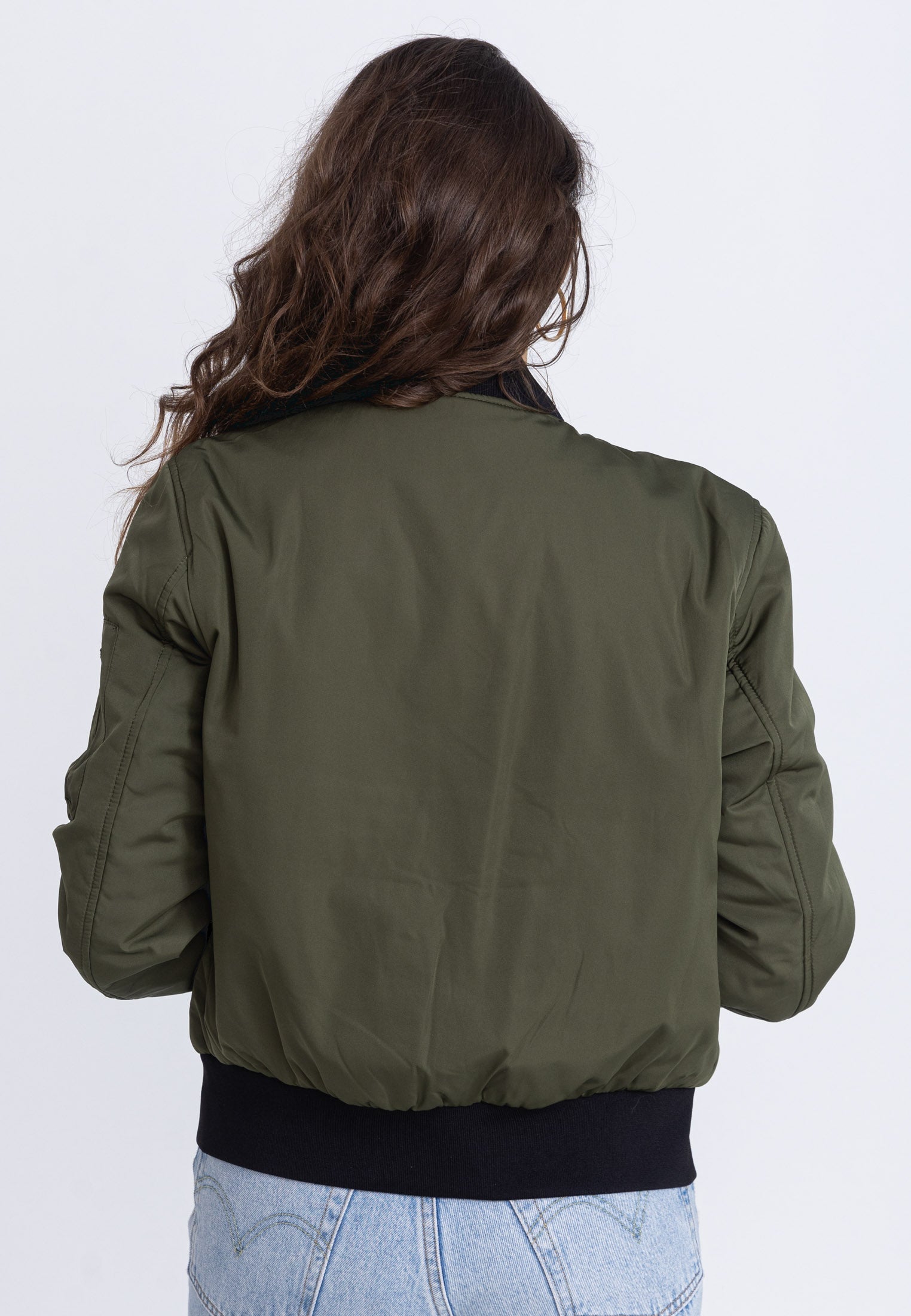 Max W bomber jacket in kaki Jackets Bombers Original
