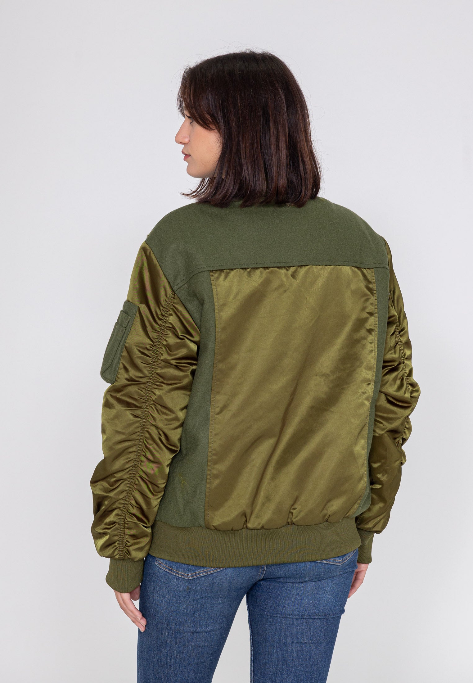 Nabari U bomber jacket in kaki Jackets Bombers Original
