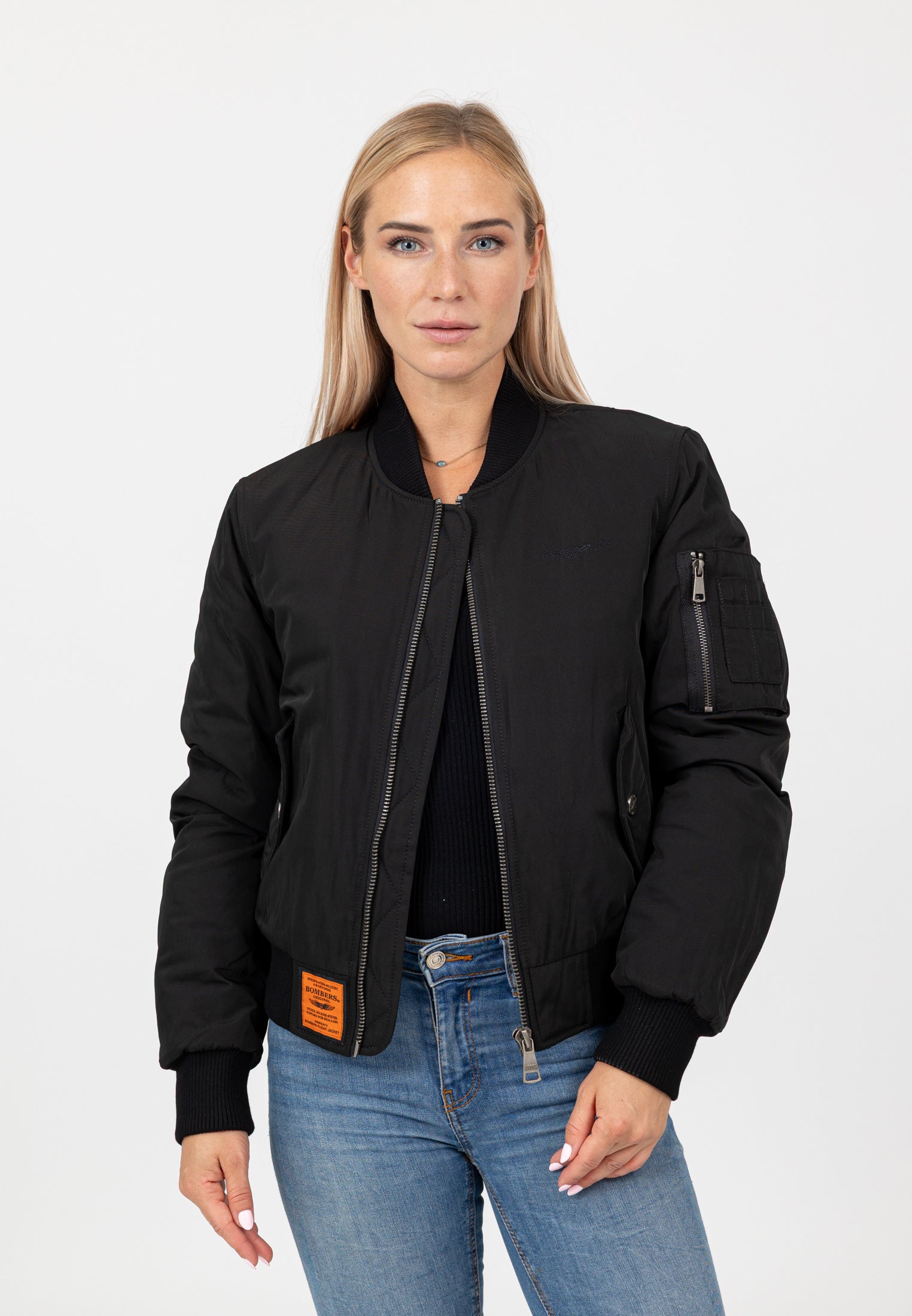 Original W in Black Jackets Bombers Original