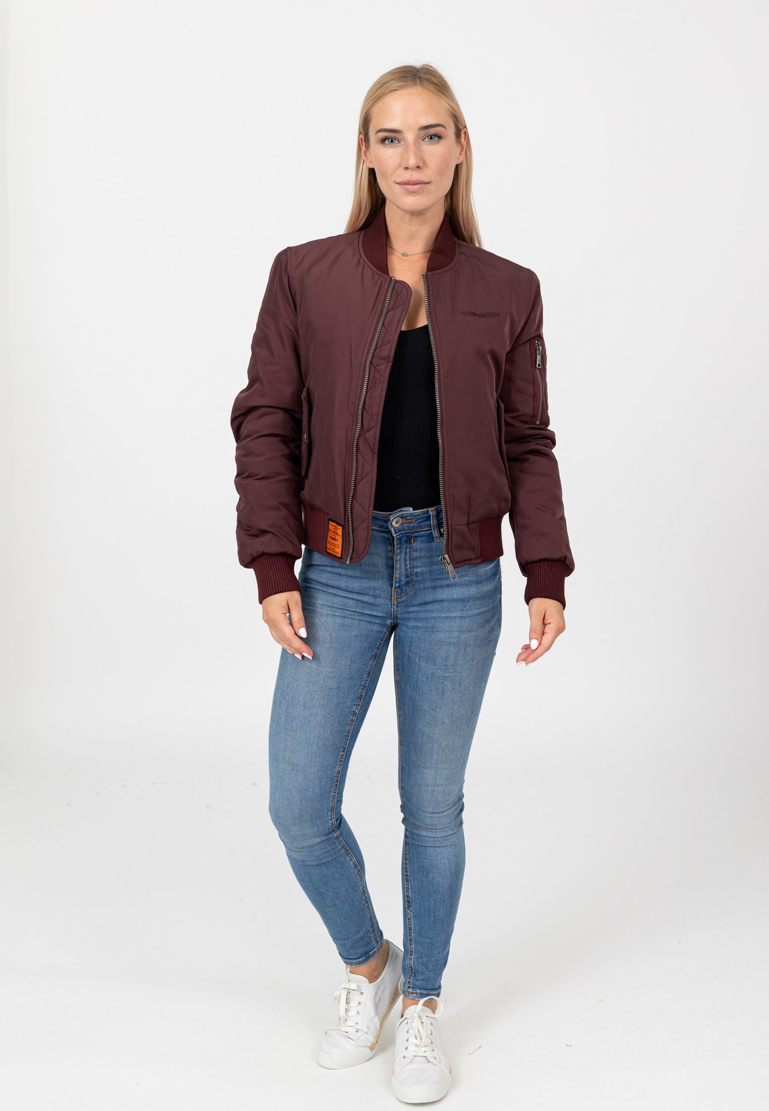 Original-W in Burgundy Jackets Bombers Original