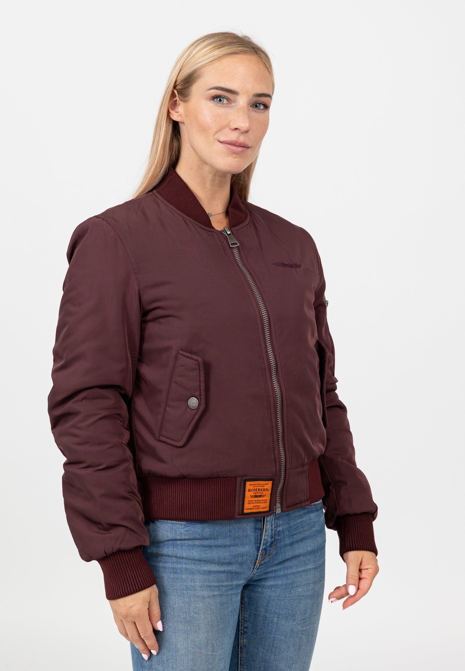 Original-W in Burgundy Jackets Bombers Original