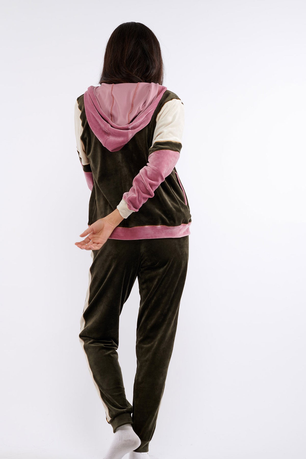 QUICKLY-WILDLAKE Velvet pants in khaki Pants Banana Moon