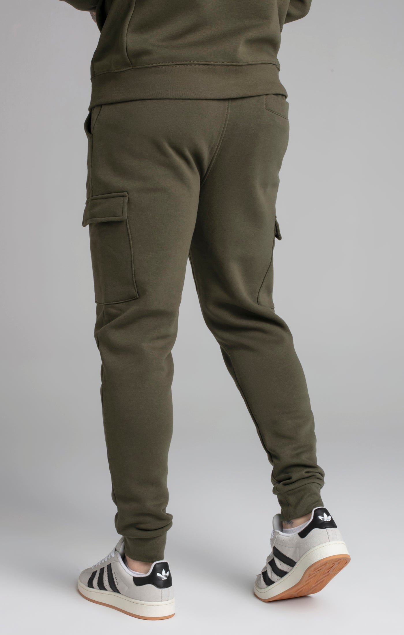 Essential Cargo Jogger in Khaki Pants SikSilk