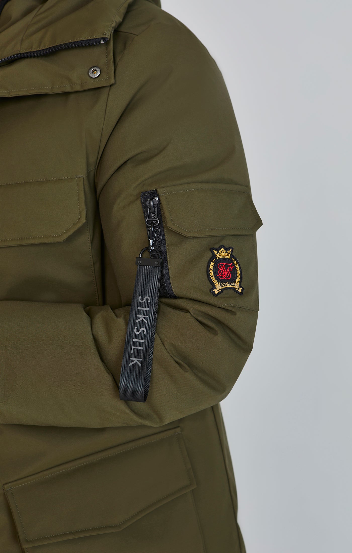 Parka in Green Jackets SikSilk