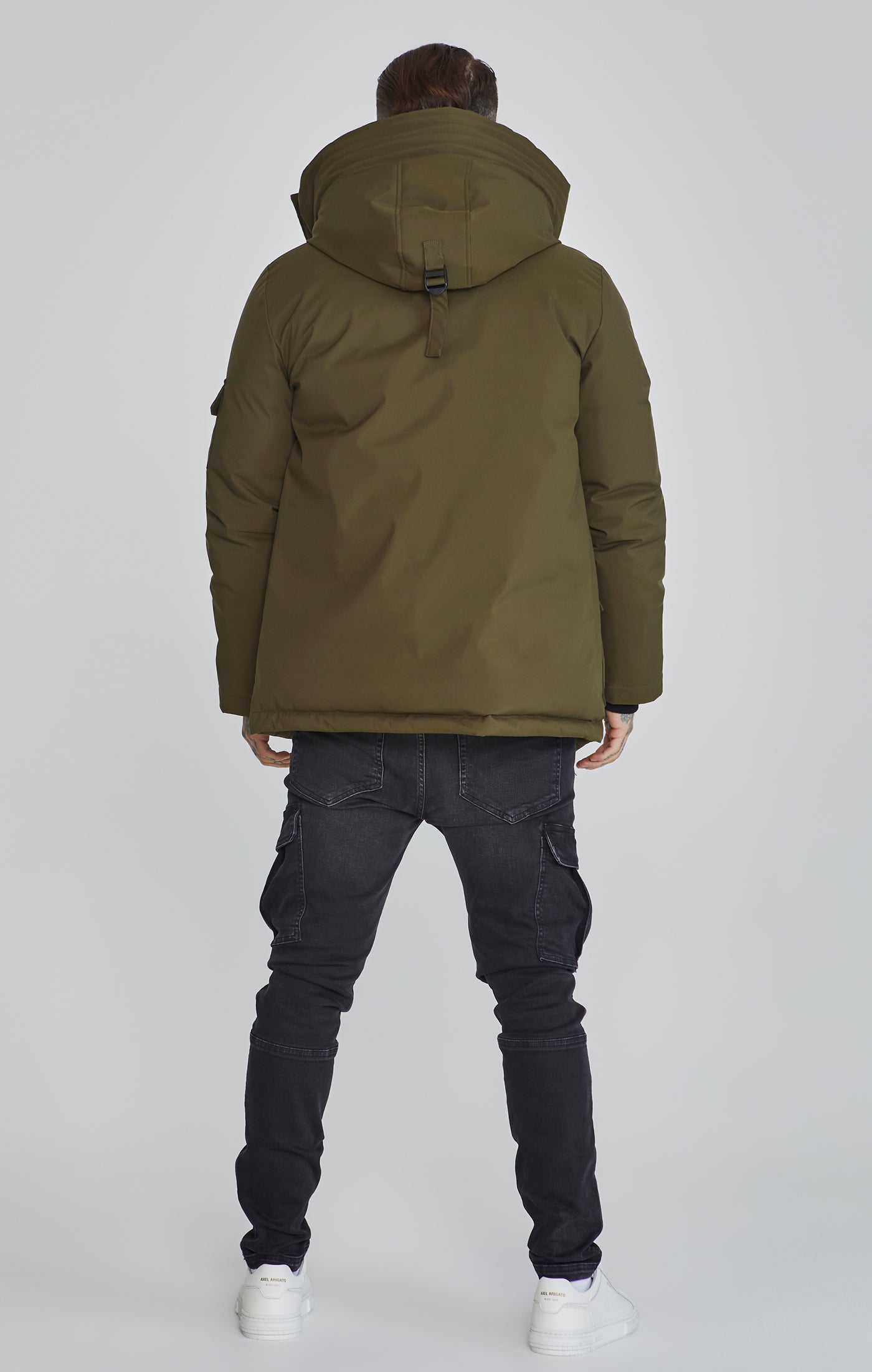 Parka in Green Jackets SikSilk