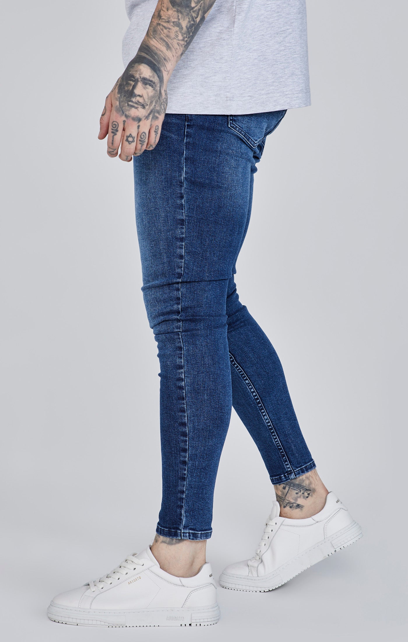 Skinny Jeans in Blue Jeans SikSilk