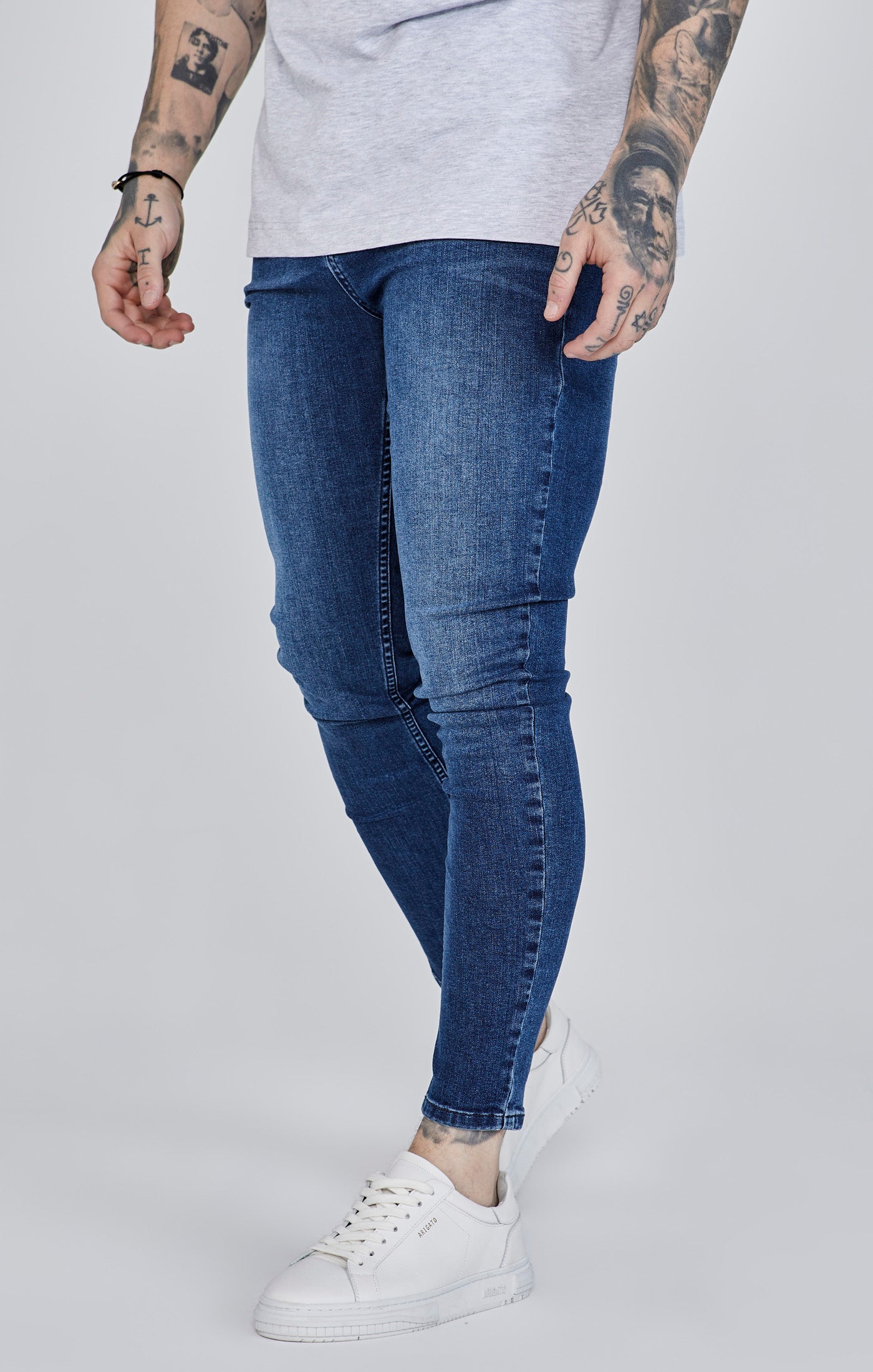 Skinny Jeans in Blue Jeans SikSilk
