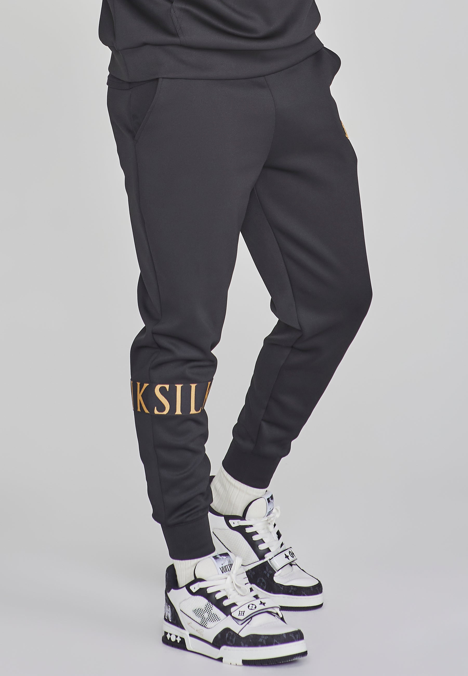 Dynamic Joggers in Black Pants SikSilk