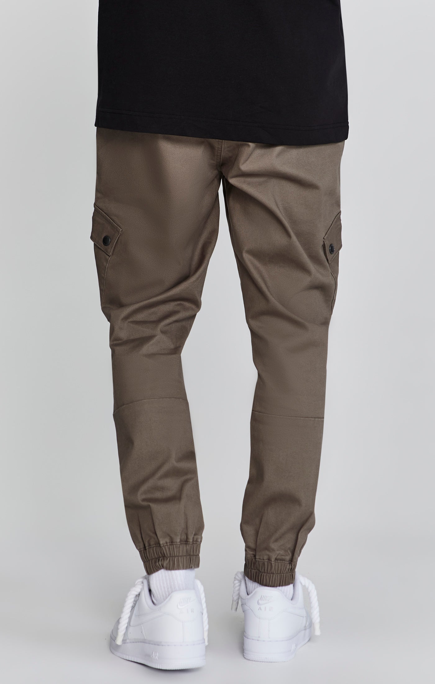 Cargo Pants in Brown Pants SikSilk