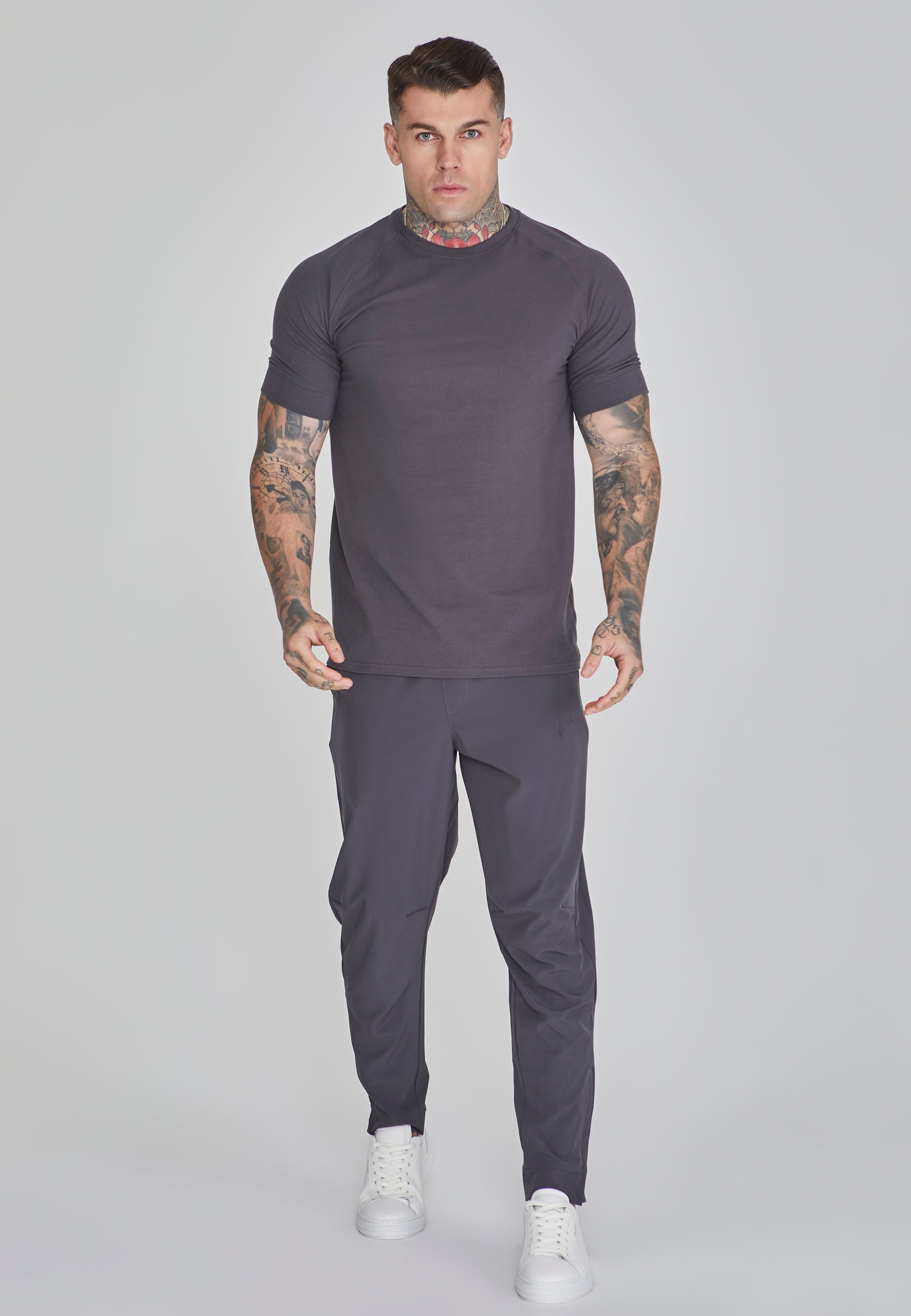 Smart T-Shirt in Dark Grey T-Shirts SikSilk