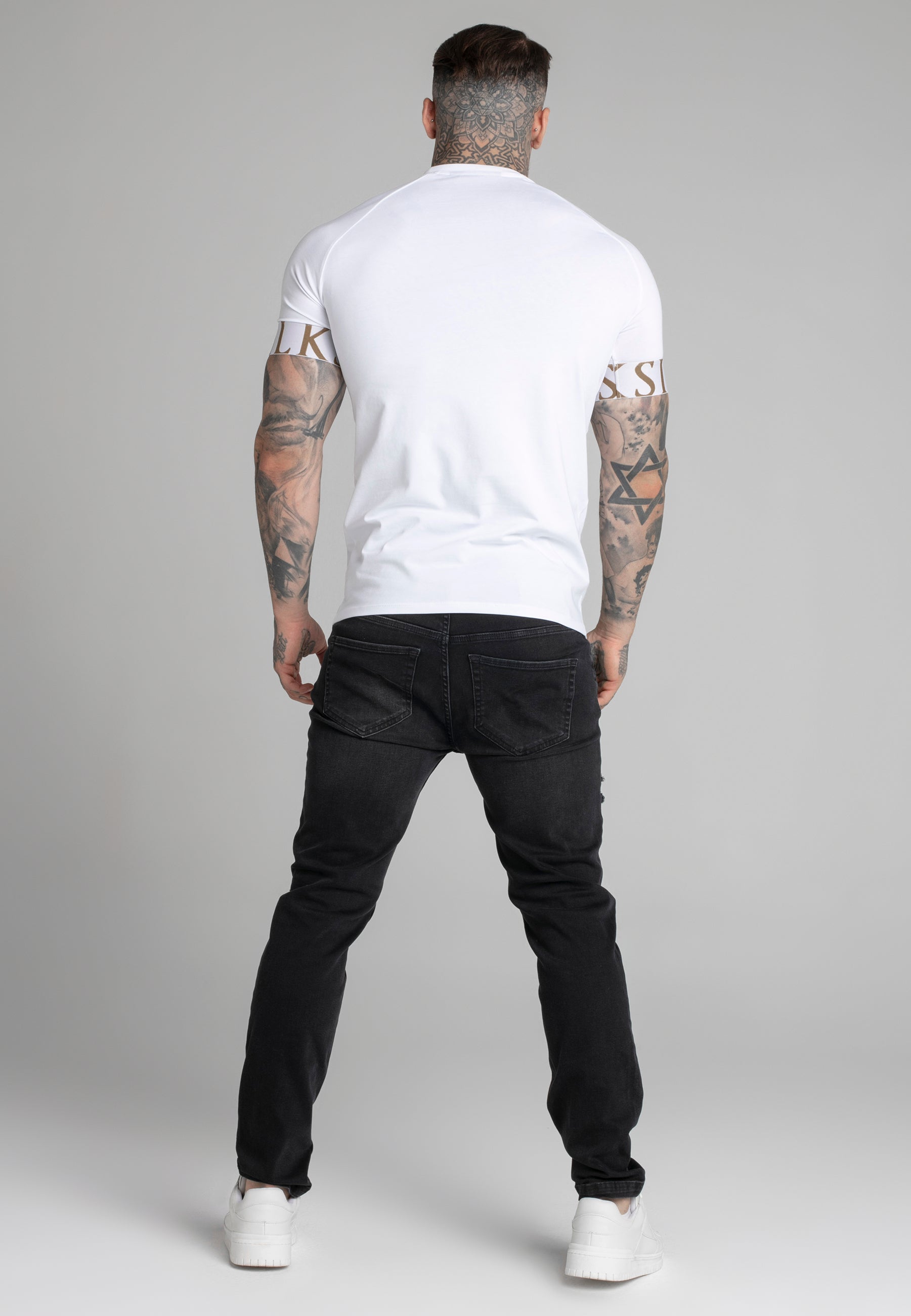 Tech T-Shirt in White T-Shirts SikSilk
