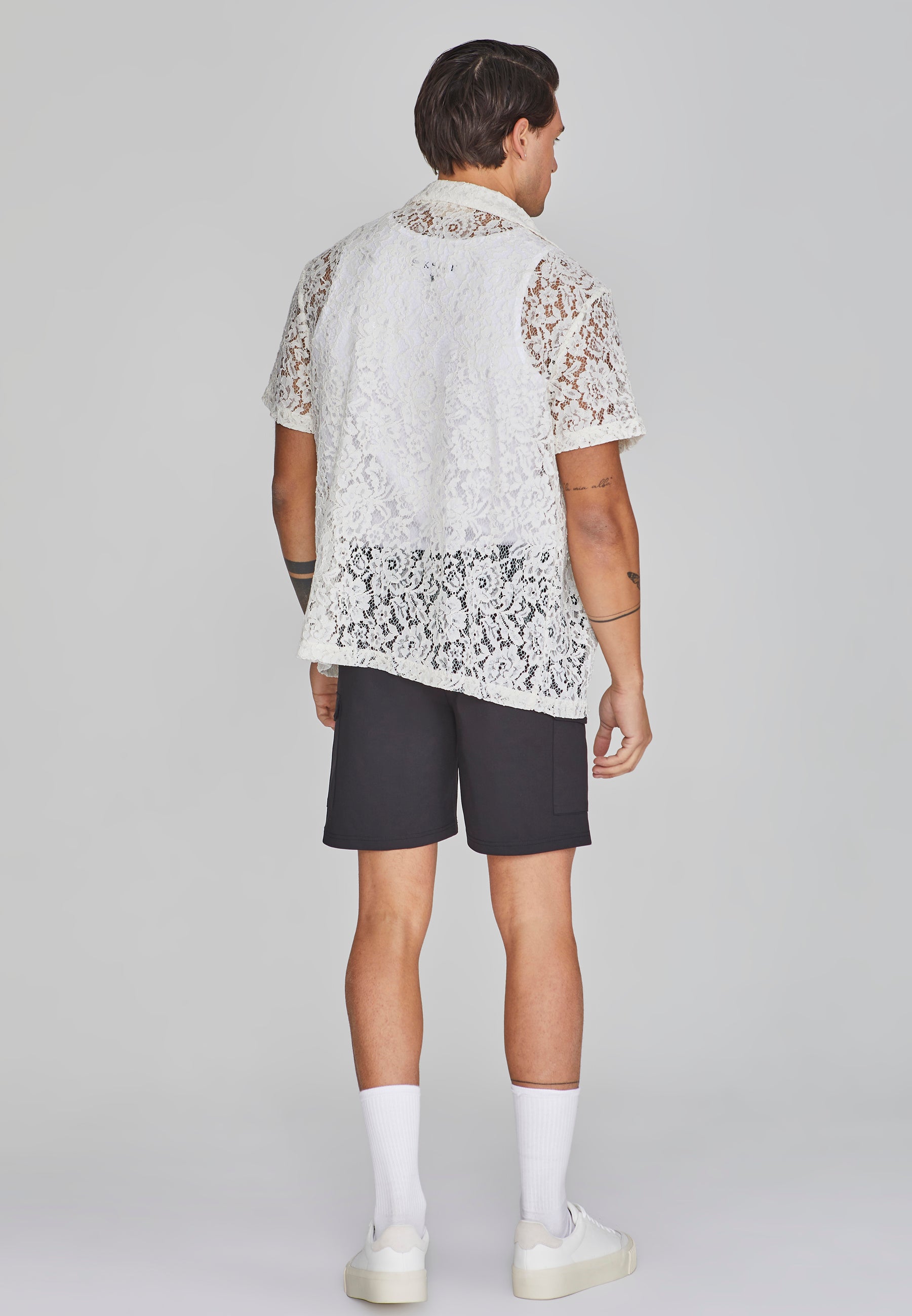 Cargo Shorts in Black Shorts SikSilk