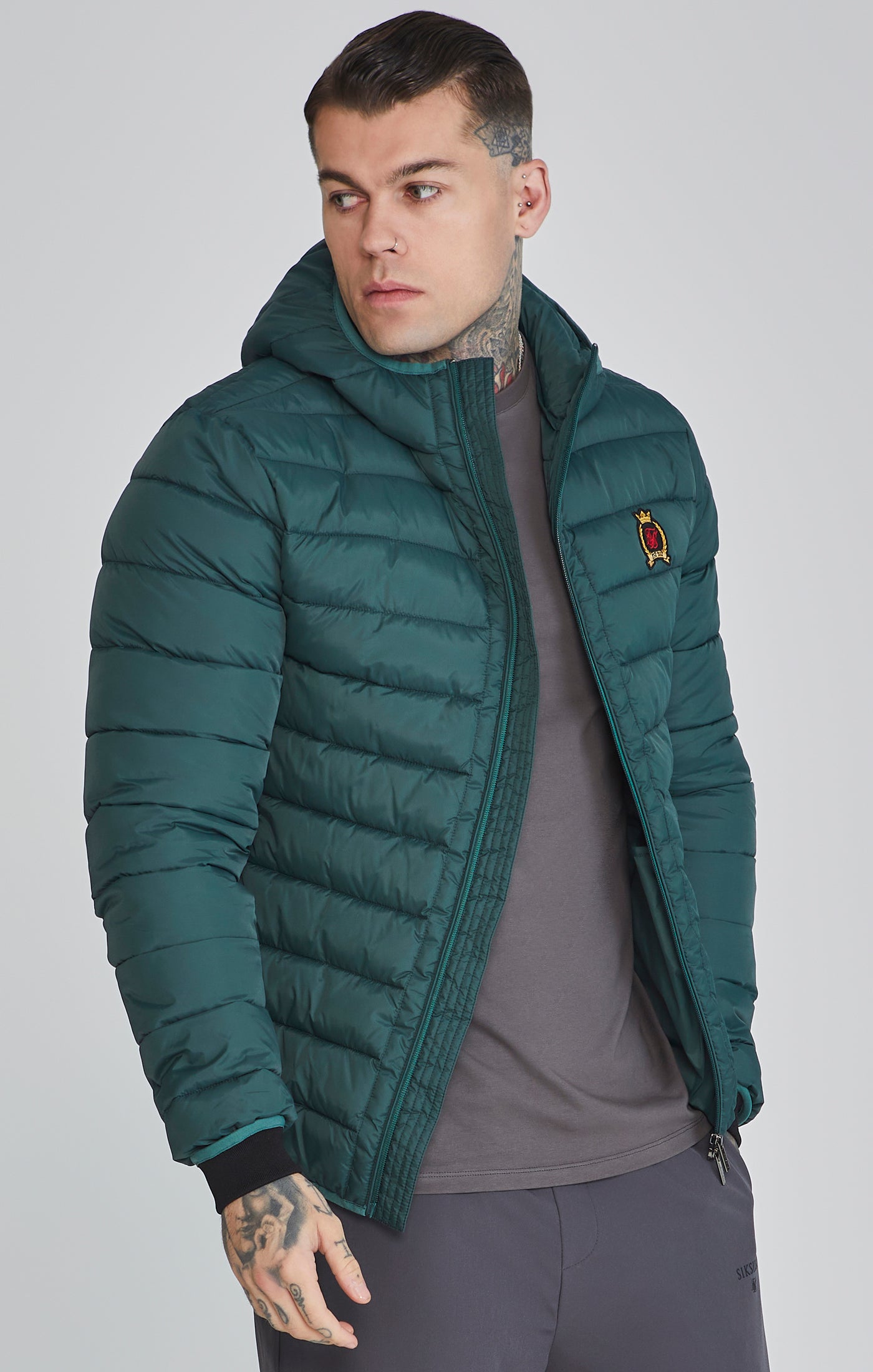 Bubble Jacket in Green Jackets SikSilk