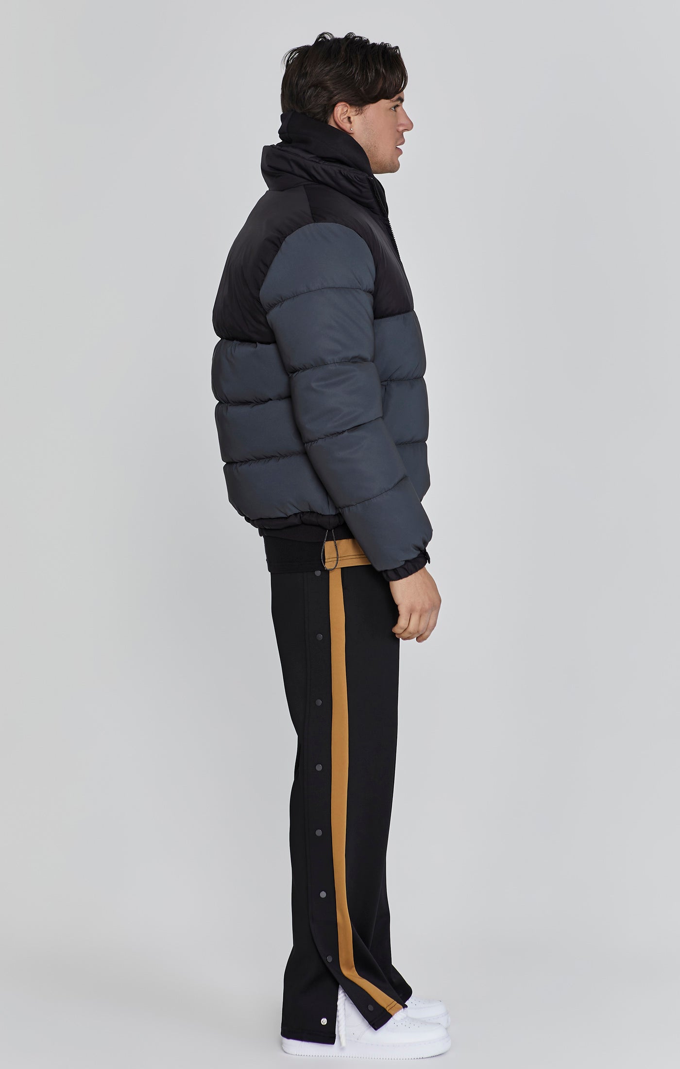 Puffer Jacket in Black Jackets SikSilk