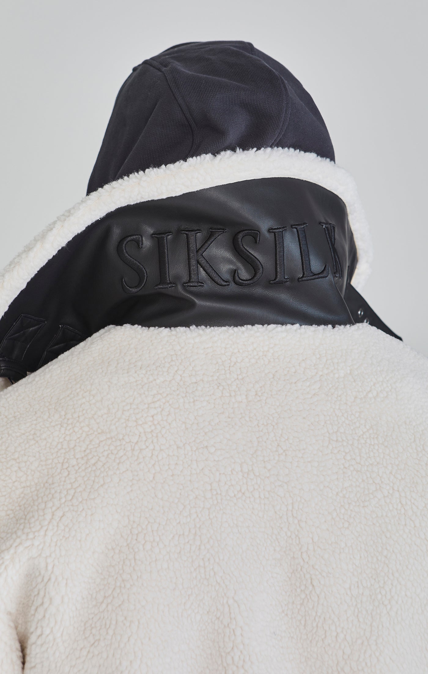 Bomber Jacket in Ecru Jackets SikSilk